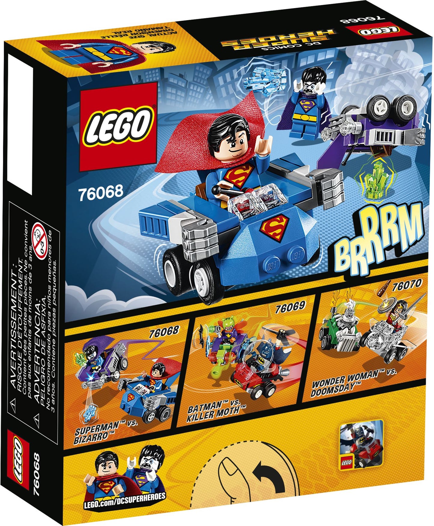 76068 LEGO Super Heroes Mighty Micros: Superman vs. Bizarro