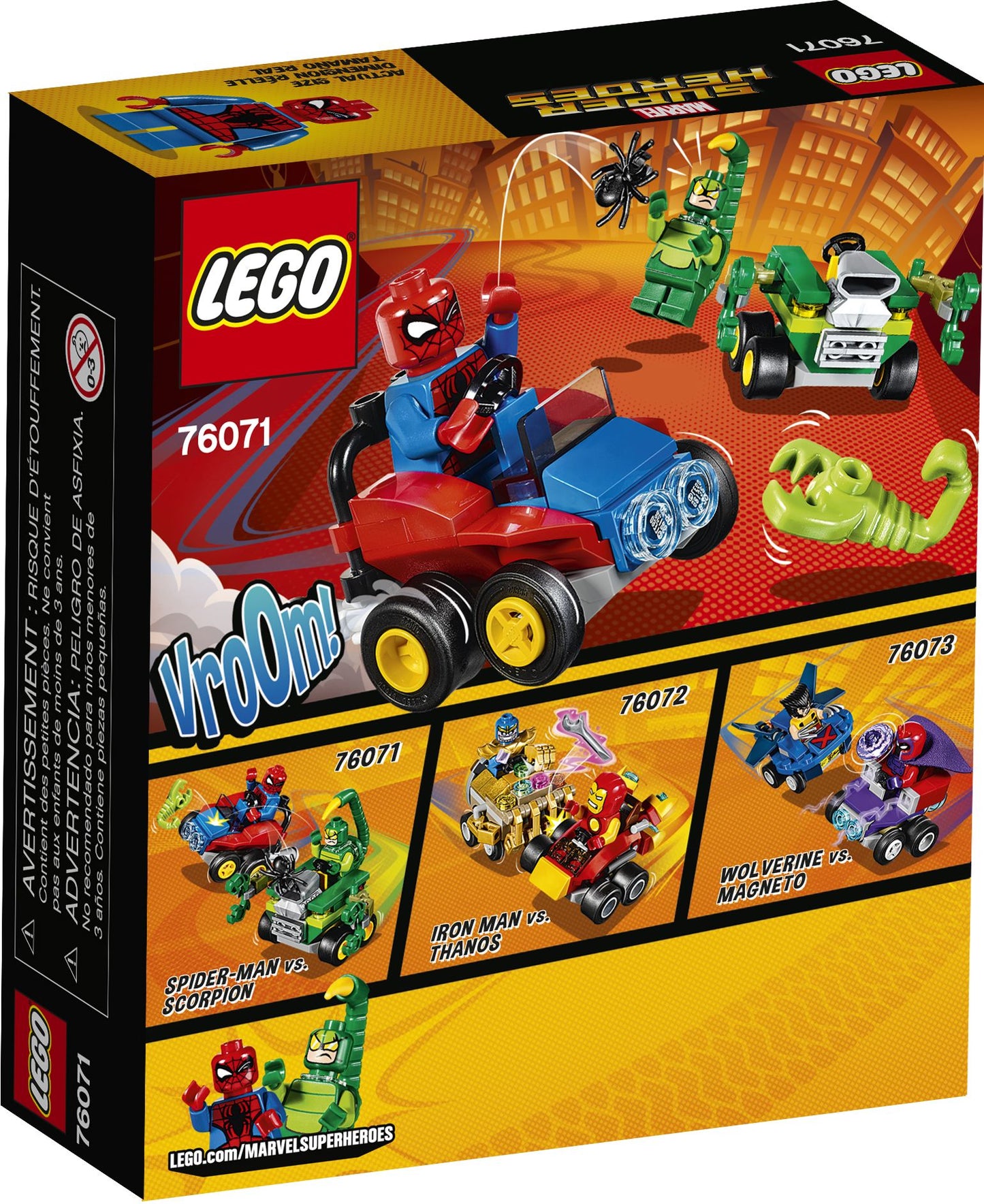 76071 LEGO Super Heroes Mighty Micros: Spider-Man vs. Scorpion