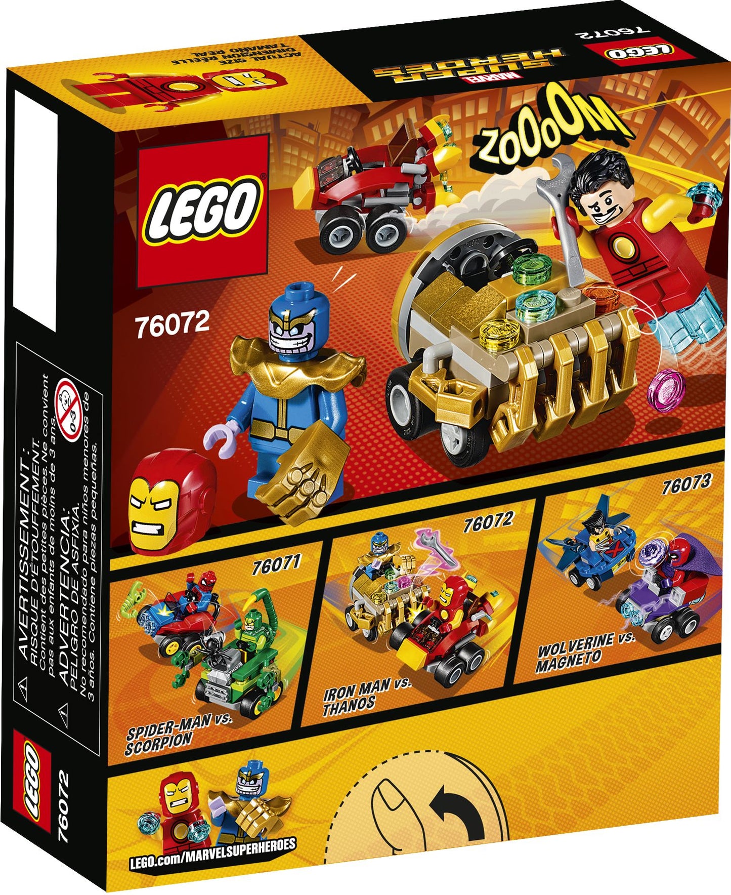 76072 LEGO Super Heroes Mighty Micros: Iron Man vs. Thanos