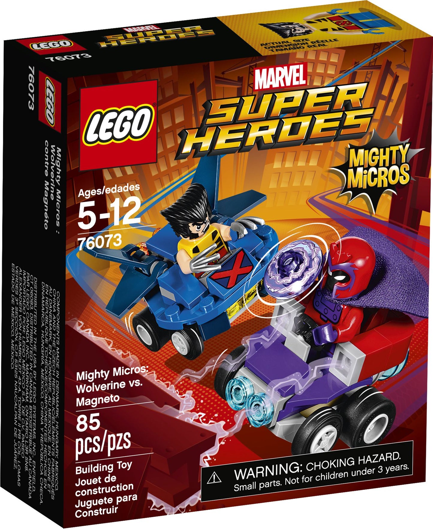 76073 LEGO Super Heroes Mighty Micros: Wolverine vs. Magneto