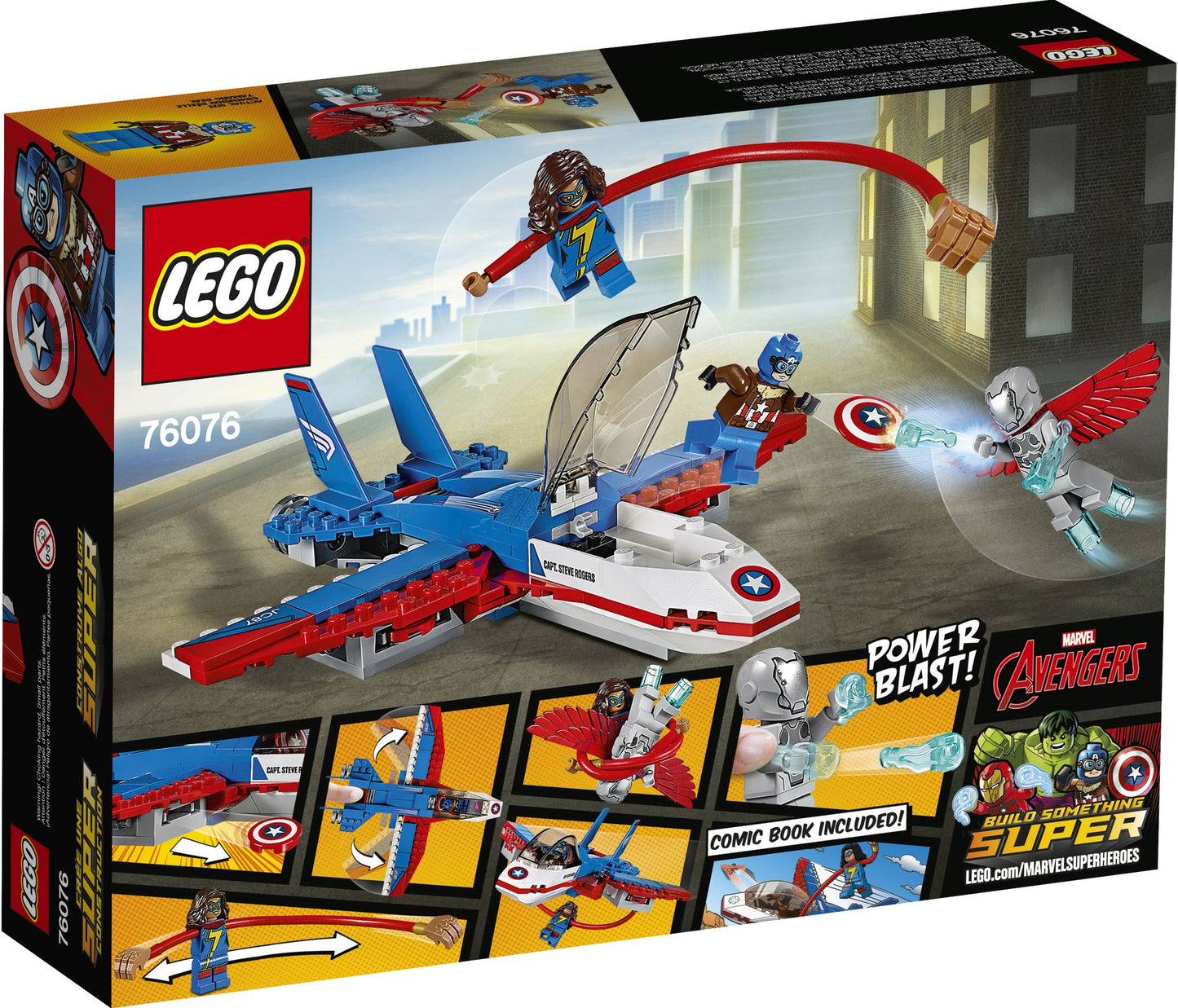76076 LEGO Super Heroes Captain America Jet Pursuit