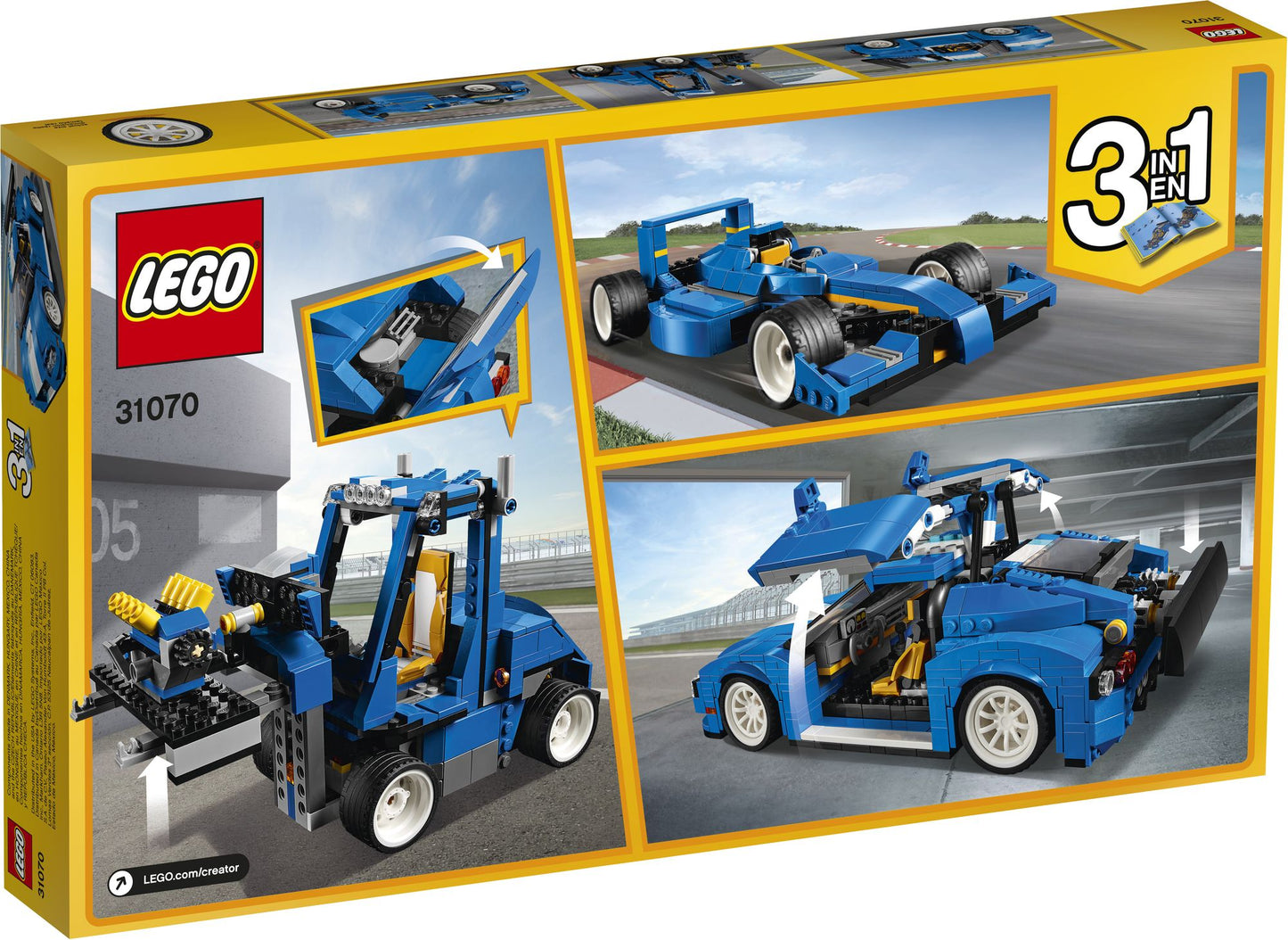 LEGO Creator 31070 Turbo Track Racer