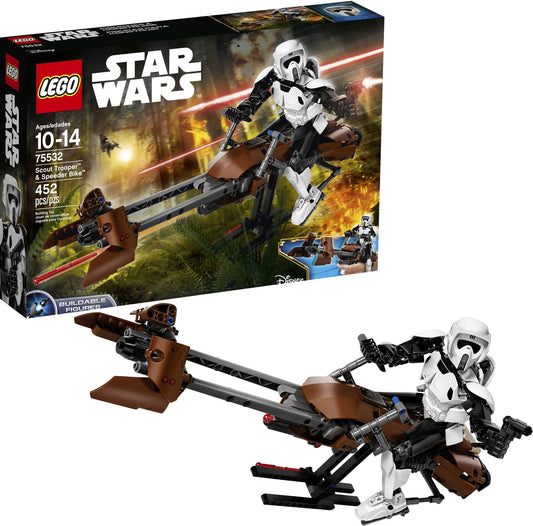 75532 Constraction Star Wars Scout Trooper & Speeder Bike