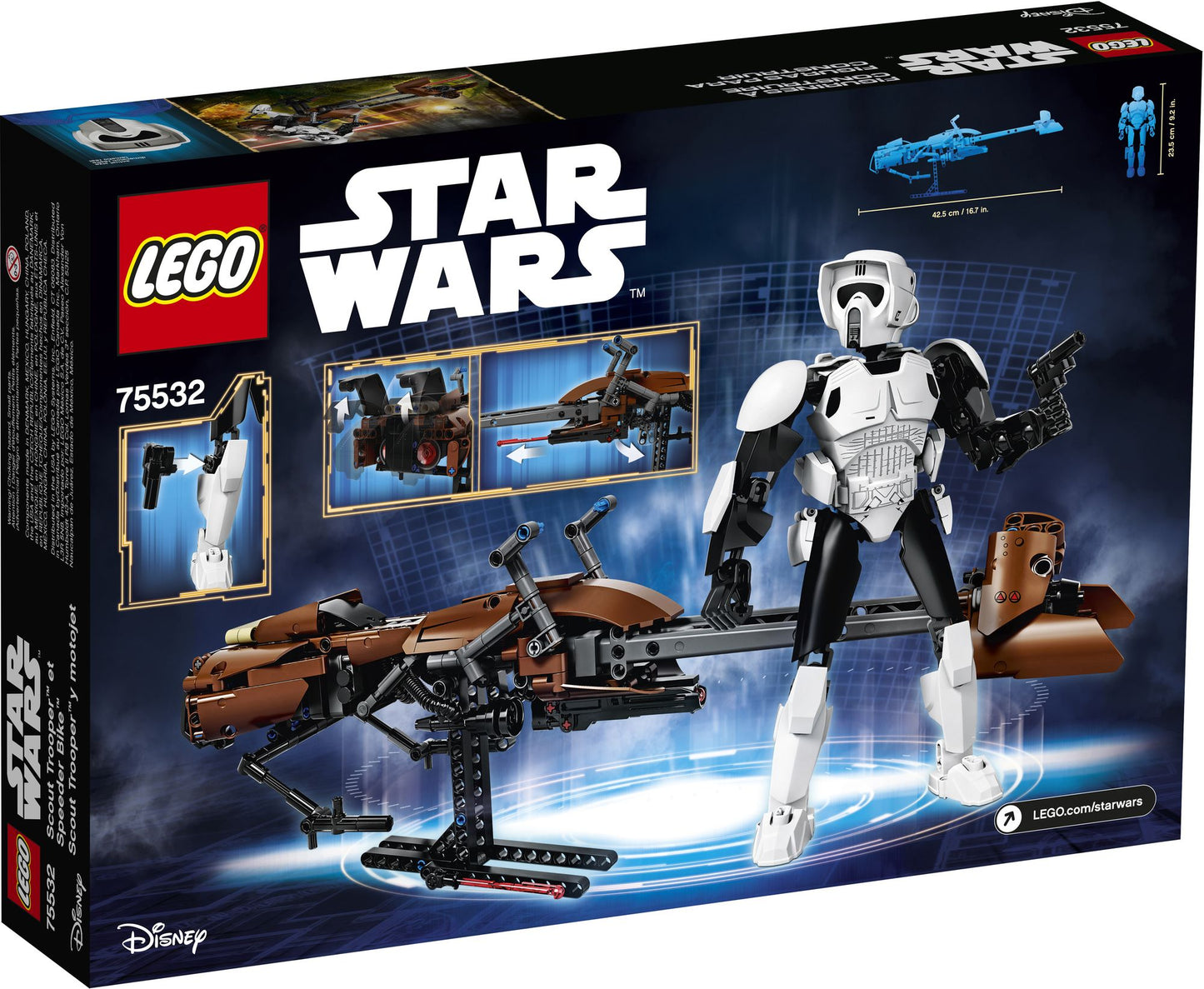 75532 Constraction Star Wars Scout Trooper & Speeder Bike