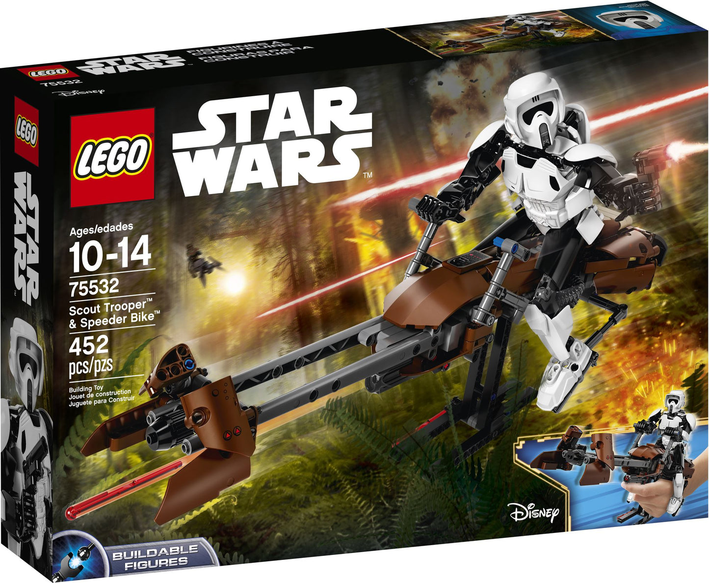 75532 Constraction Star Wars Scout Trooper & Speeder Bike