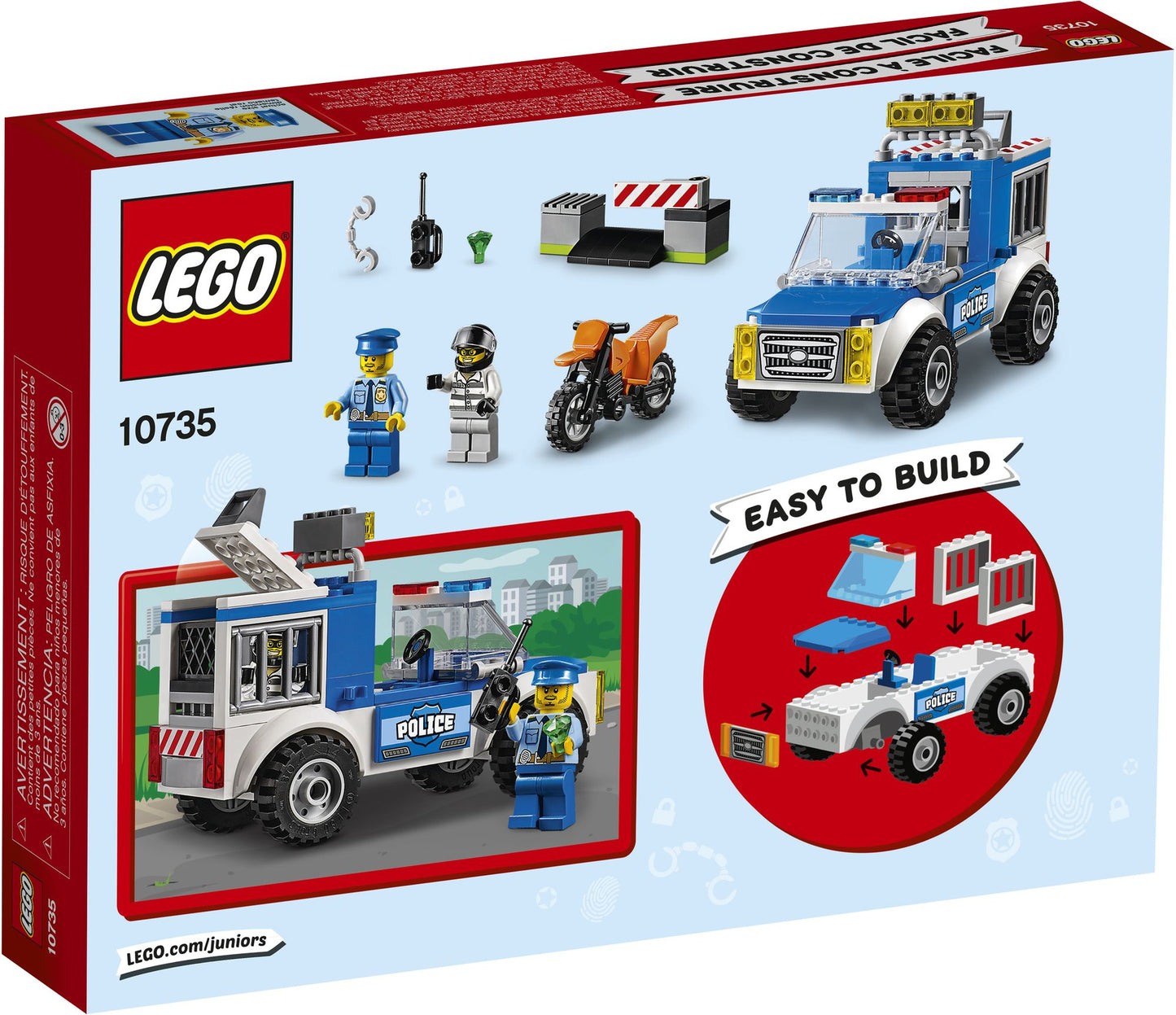 10735 LEGO Juniors Police Truck Chase