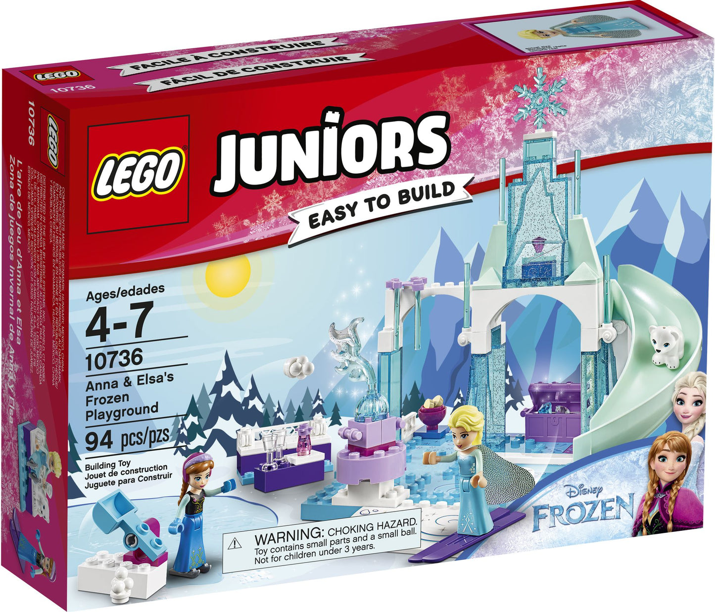 10736 LEGO Juniors Anna & Elsa's Frozen Playground