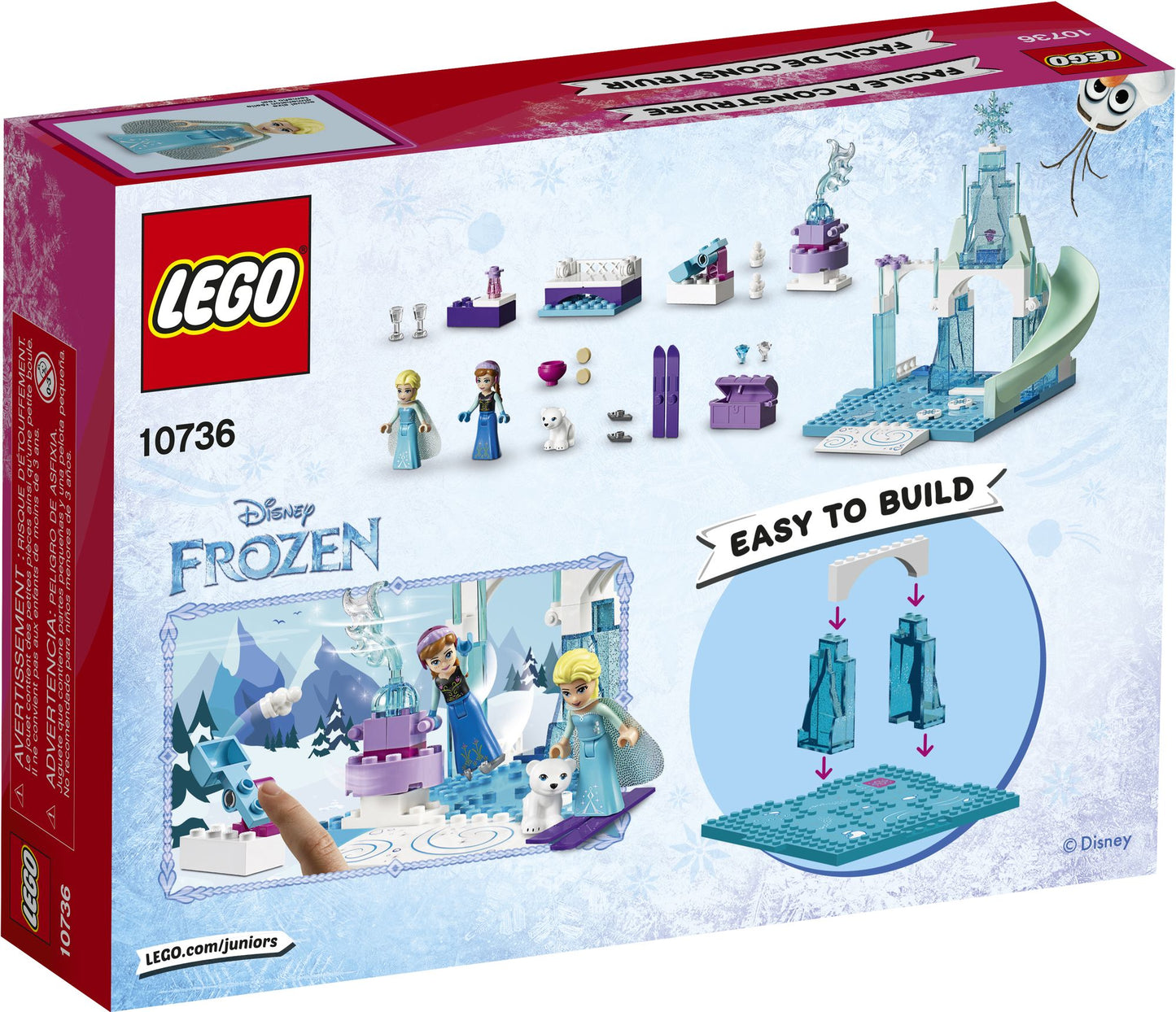 10736 LEGO Juniors Anna & Elsa's Frozen Playground