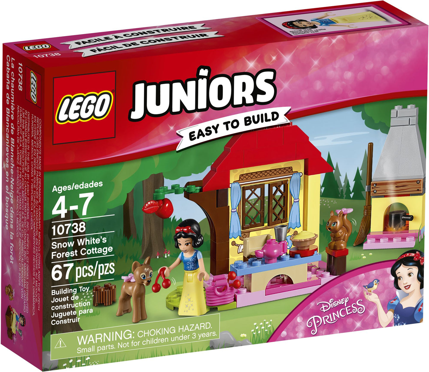 LEGO Juniors 10738 Snow White's Forest Cottage