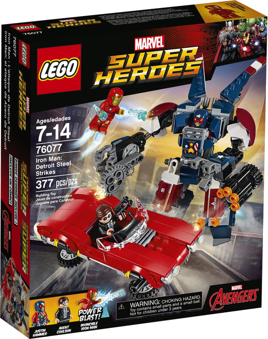 76077 LEGO Super Heroes Iron Man: Detroit Steel Strikes