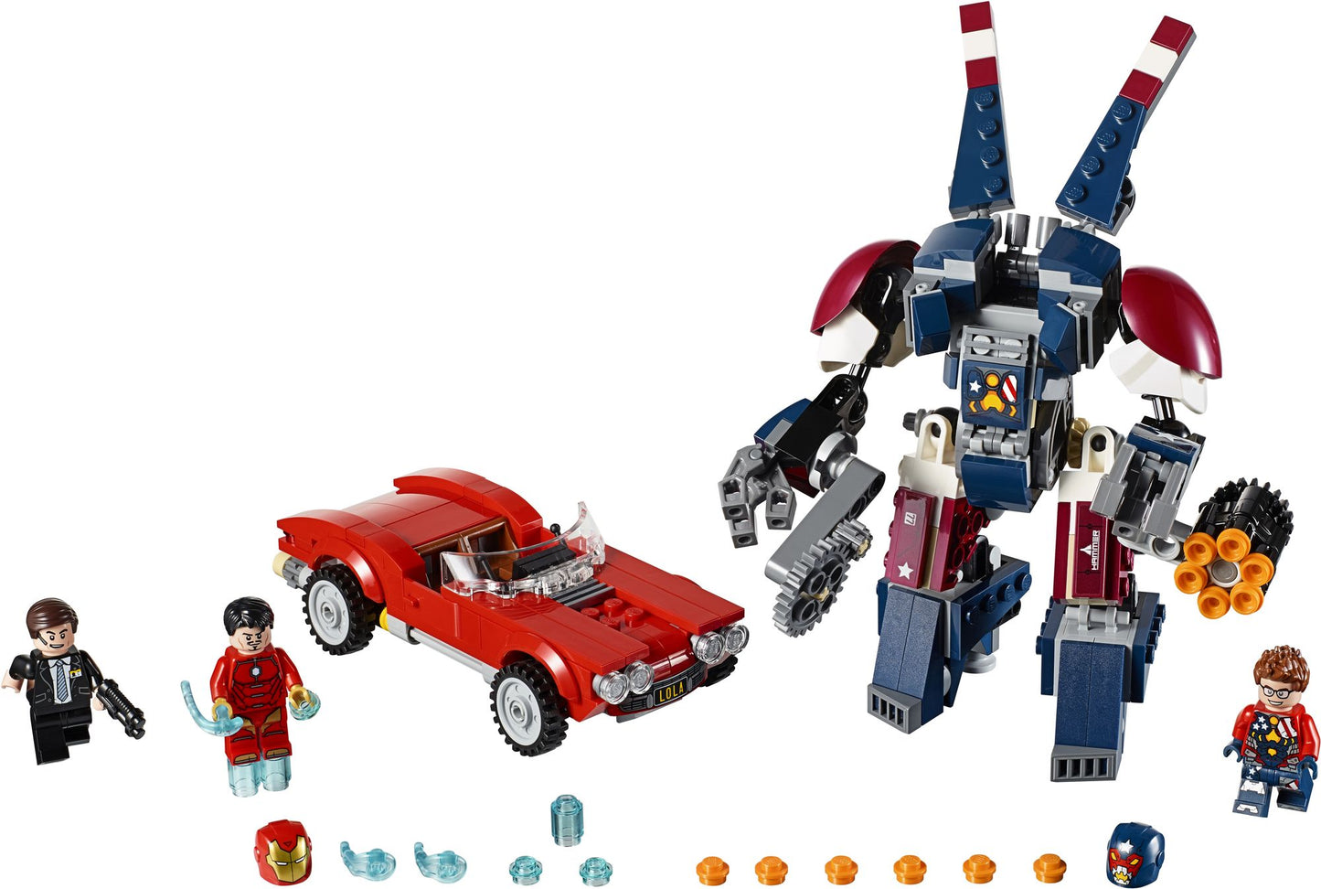 76077 LEGO Super Heroes Iron Man: Detroit Steel Strikes