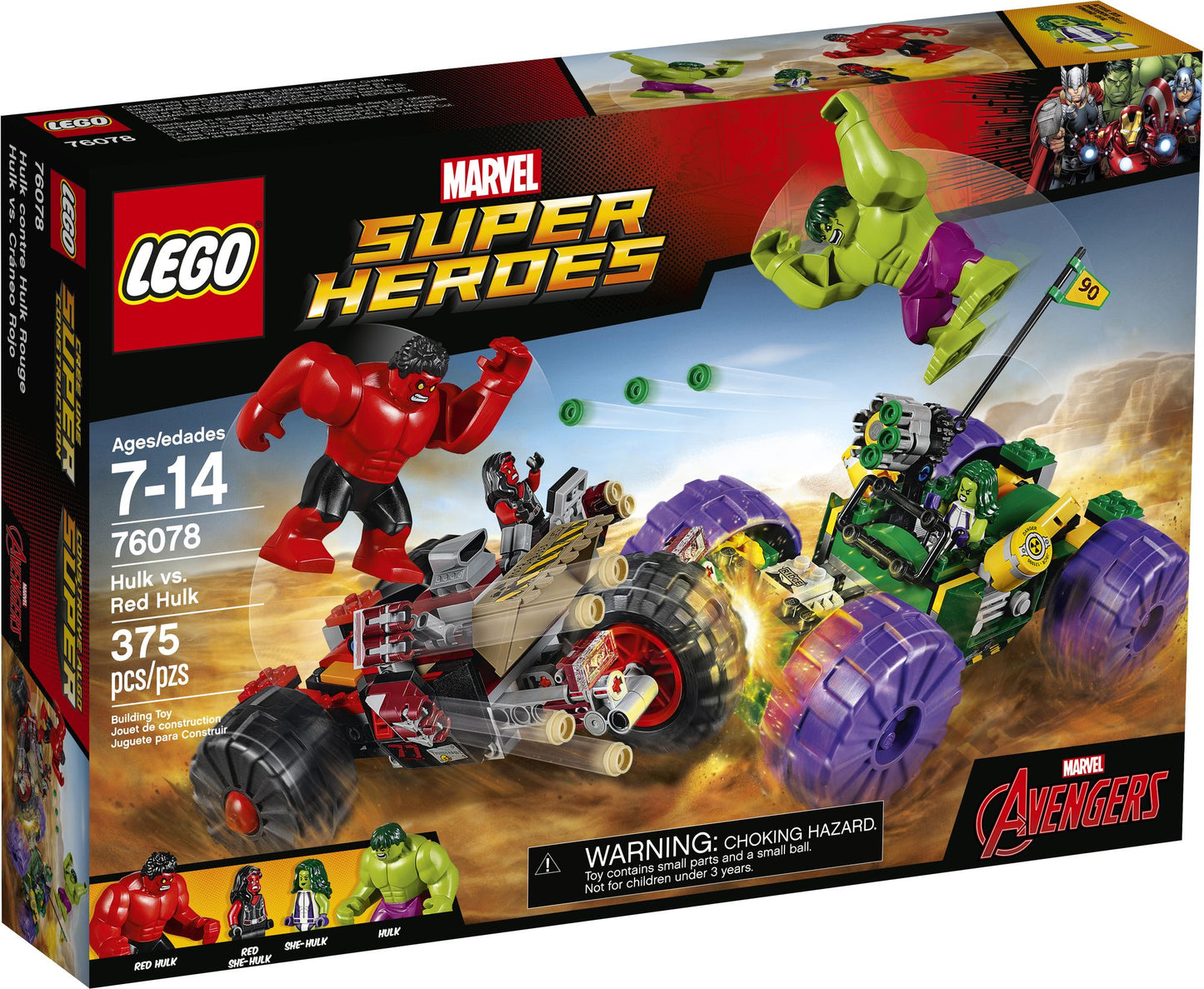 76078 LEGO Super Heroes Hulk vs. Red Hulk