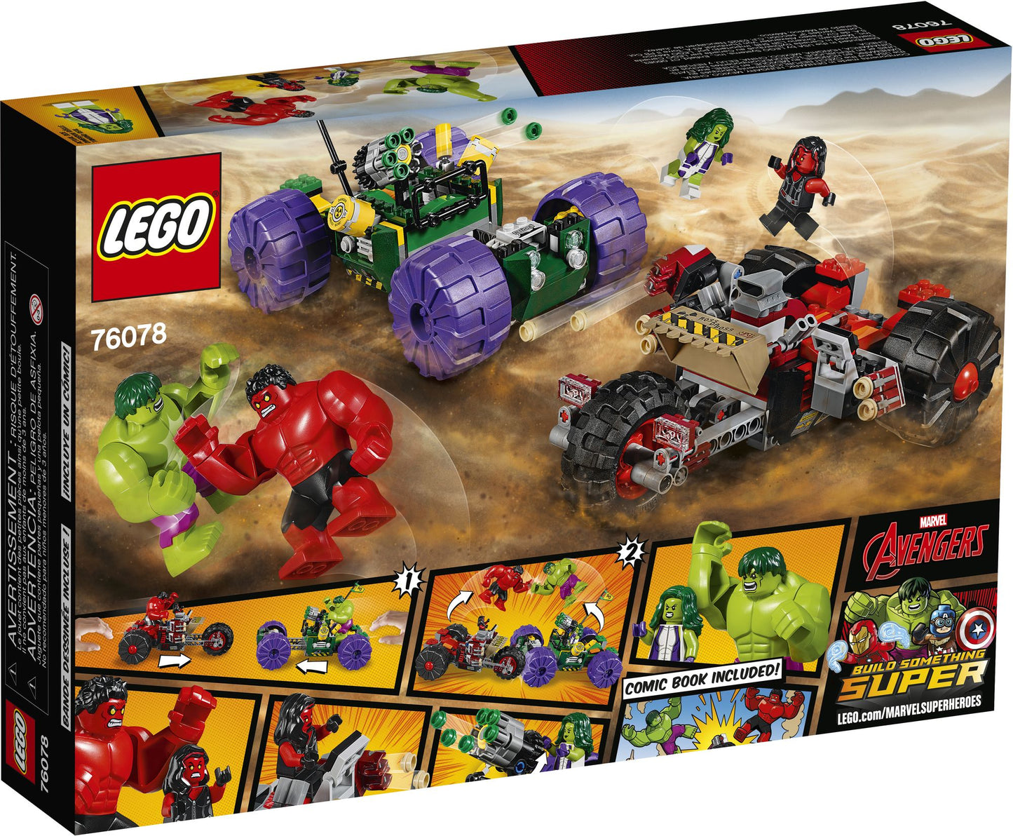 76078 LEGO Super Heroes Hulk vs. Red Hulk