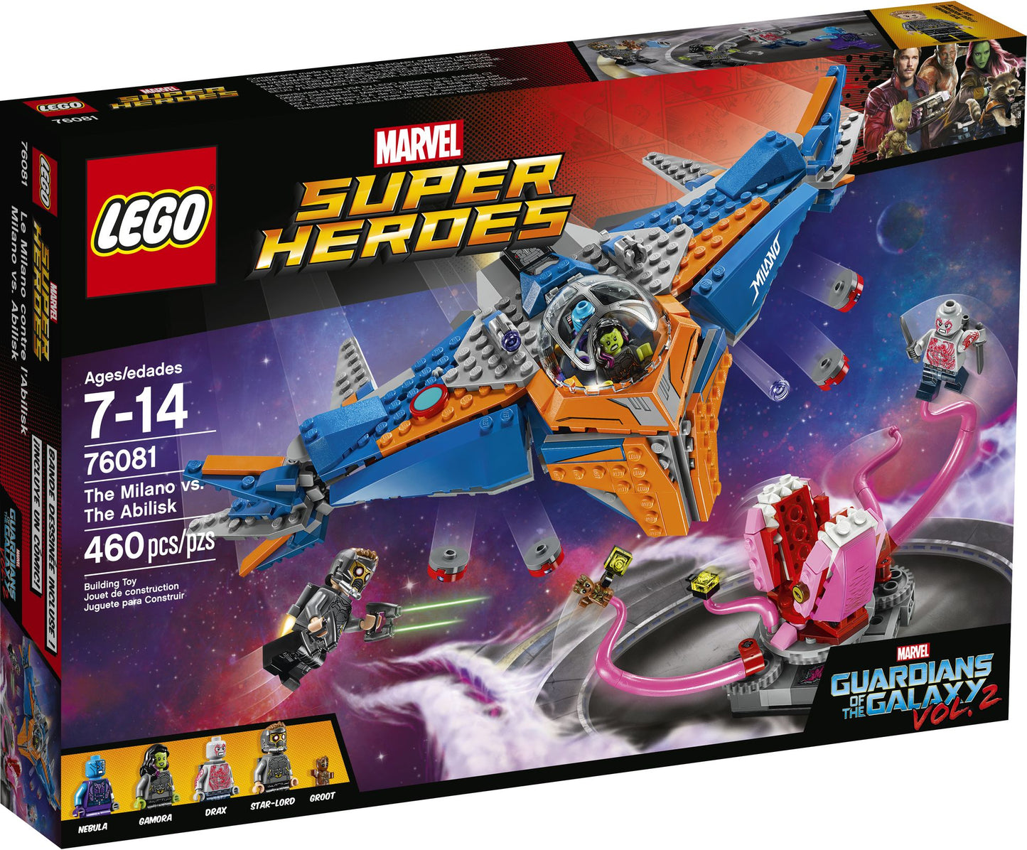 76081 LEGO Super Heroes The Milano vs. The Abilisk