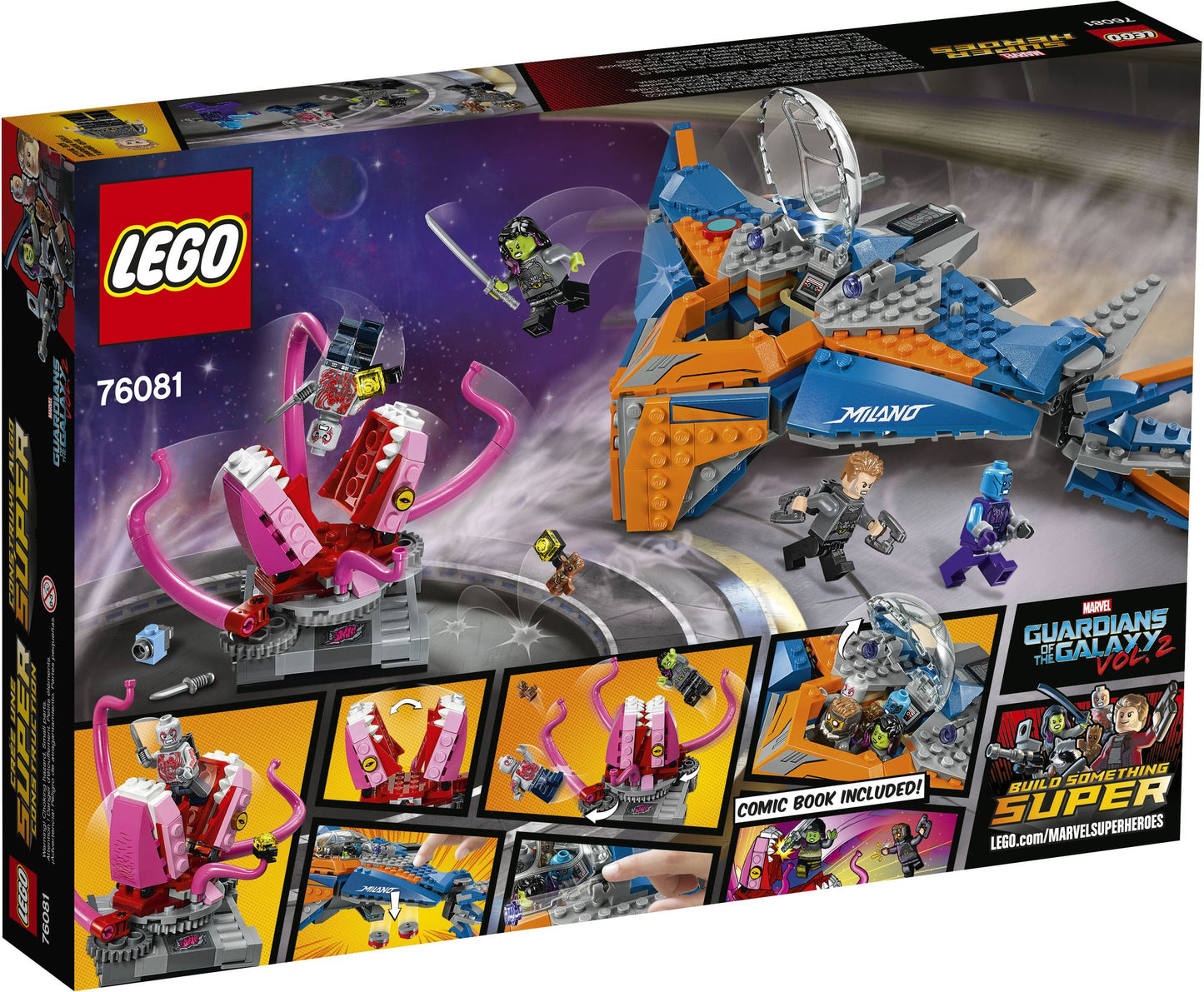 76081 LEGO Super Heroes The Milano vs. The Abilisk