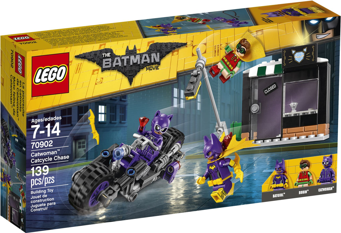 70902 LEGO Batman Movie Catwoman Catcycle Chase