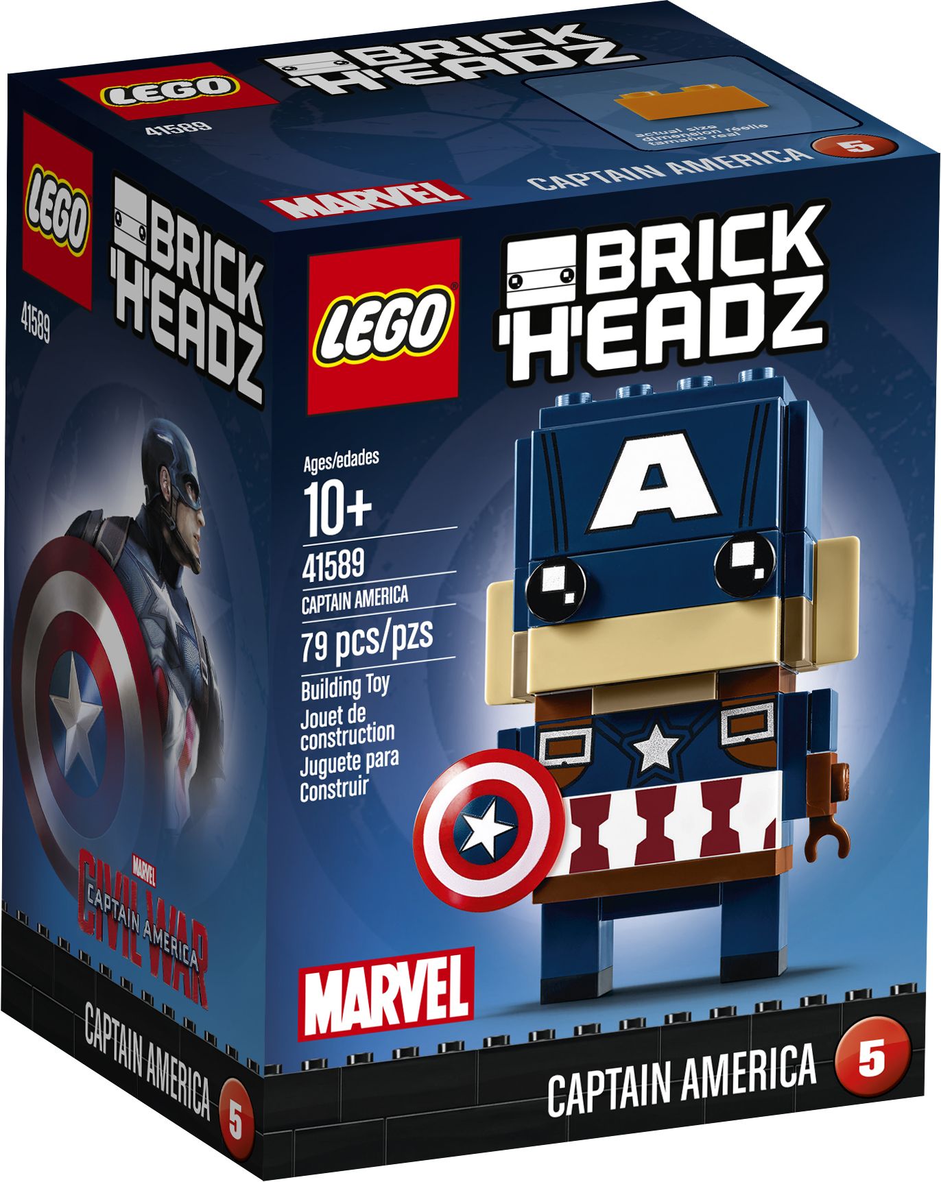 41589 BrickHeadz Captain America