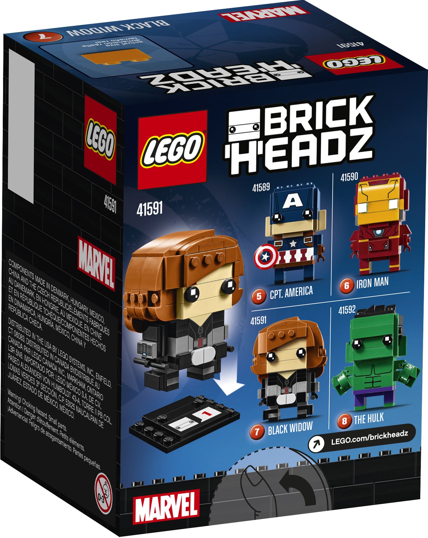 41591 BrickHeadz Black Widow