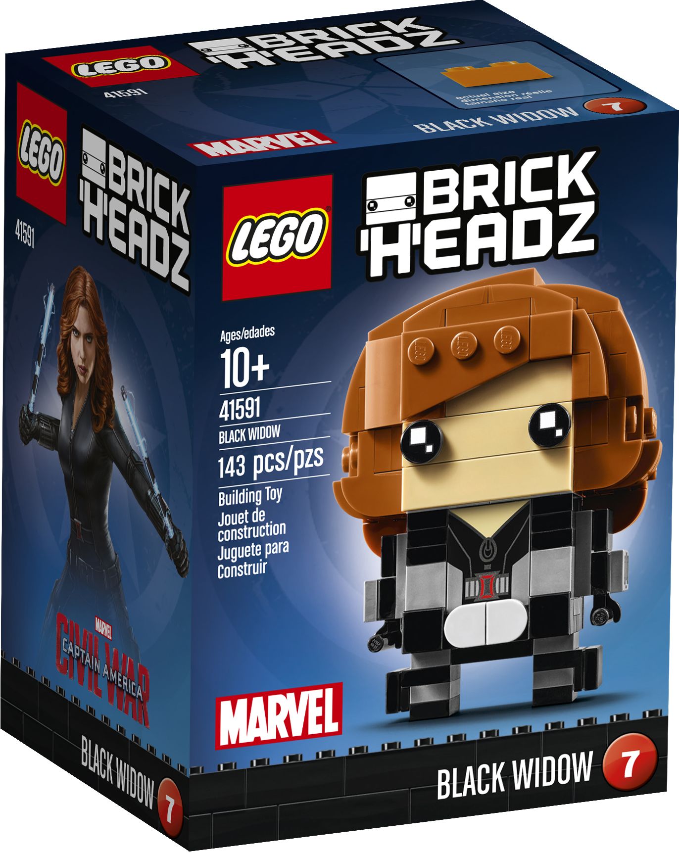 41591 BrickHeadz Black Widow