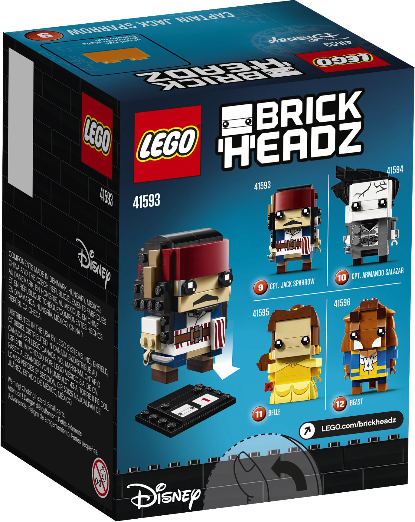 41593 BrickHeadz Captain Jack Sparrow