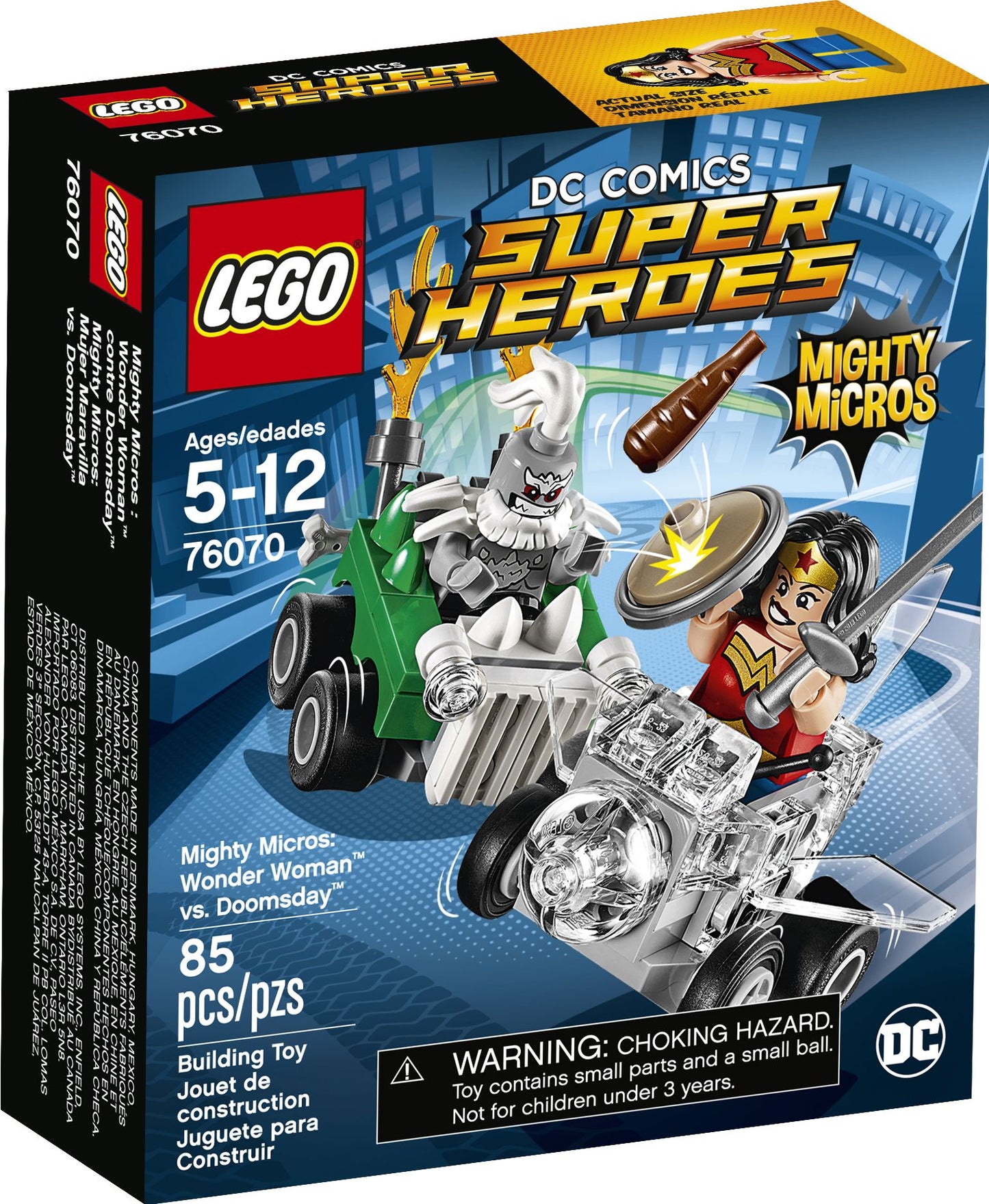 76070 LEGO Super Heroes Mighty Micros: Wonder Woman vs. Doomsda