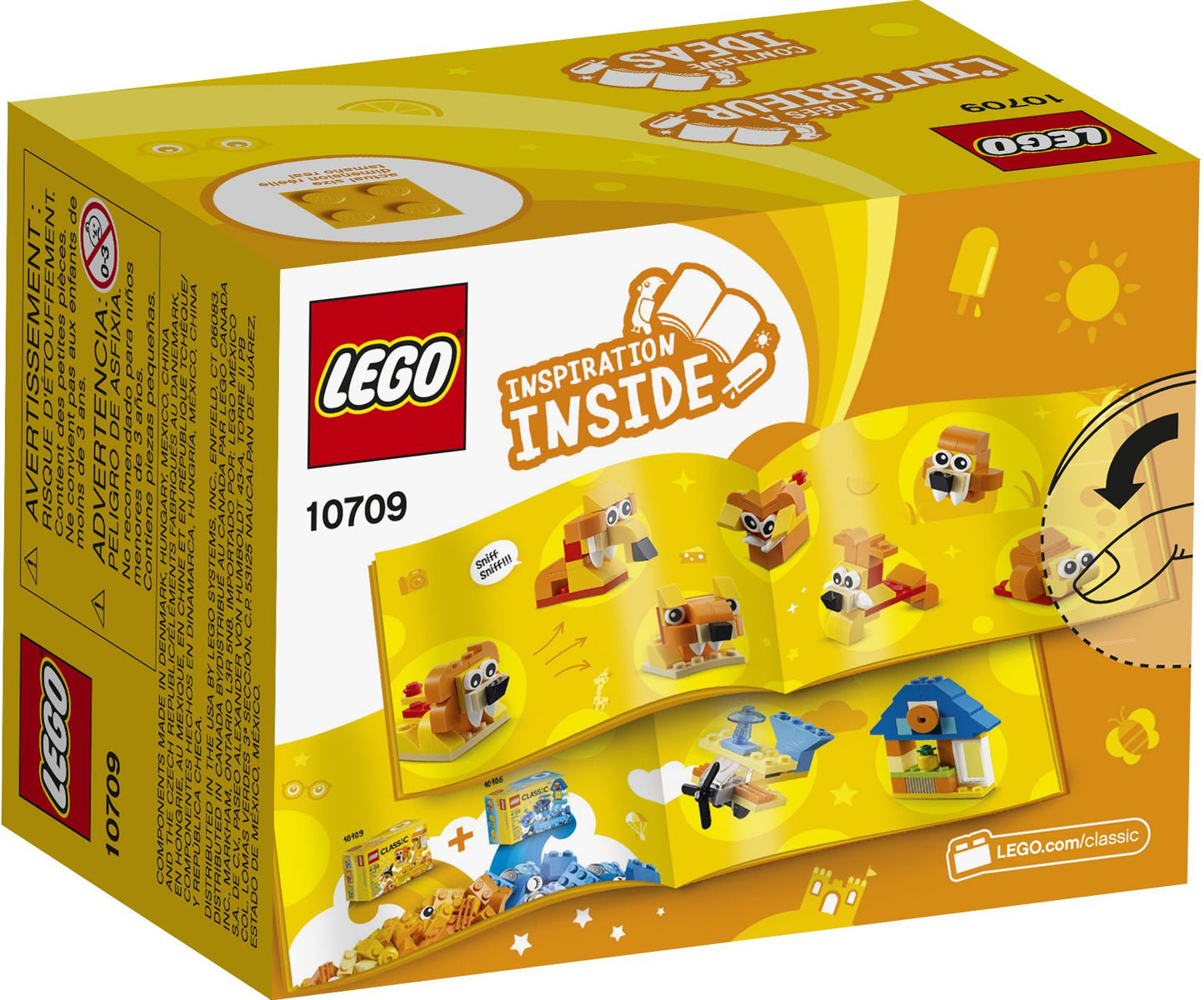 10709 LEGO Classic Orange Creativity Box