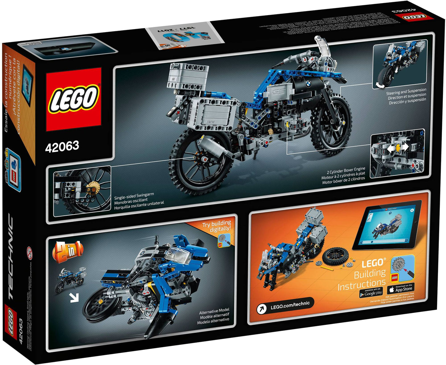 42063 LEGO Technic BMW R 1200 GS Adventure