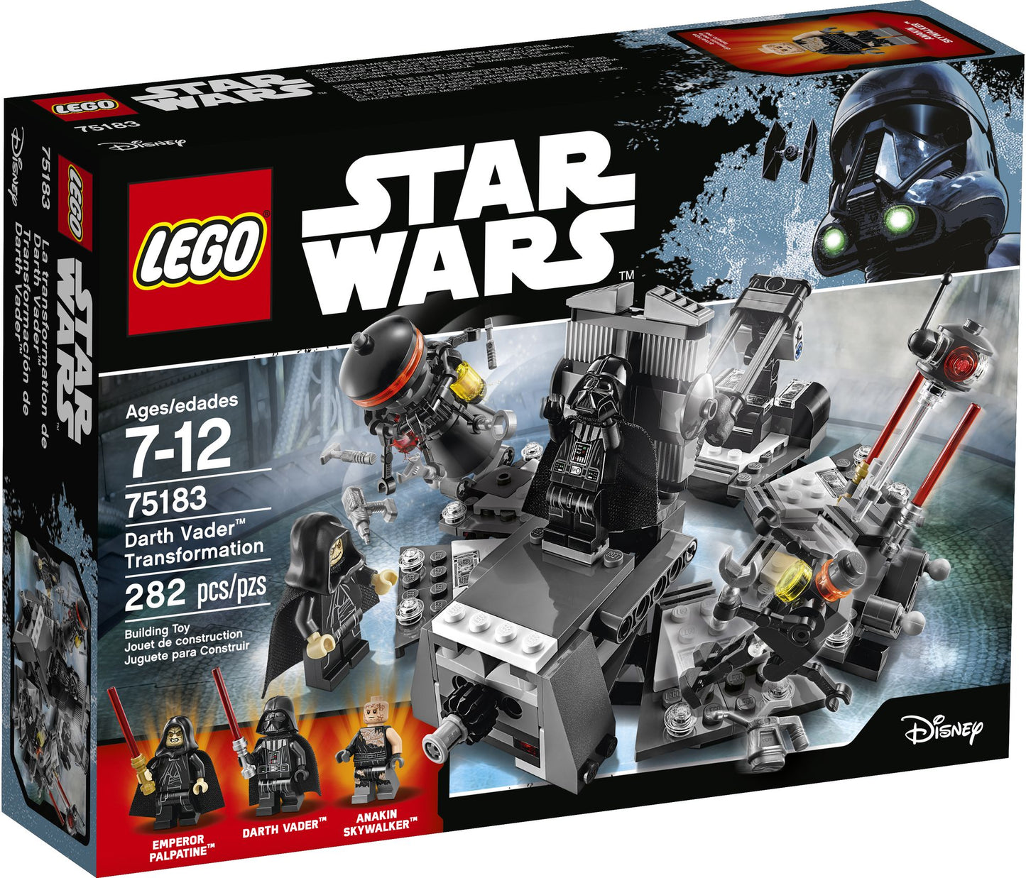 75183 Star Wars Darth Vader Transformation