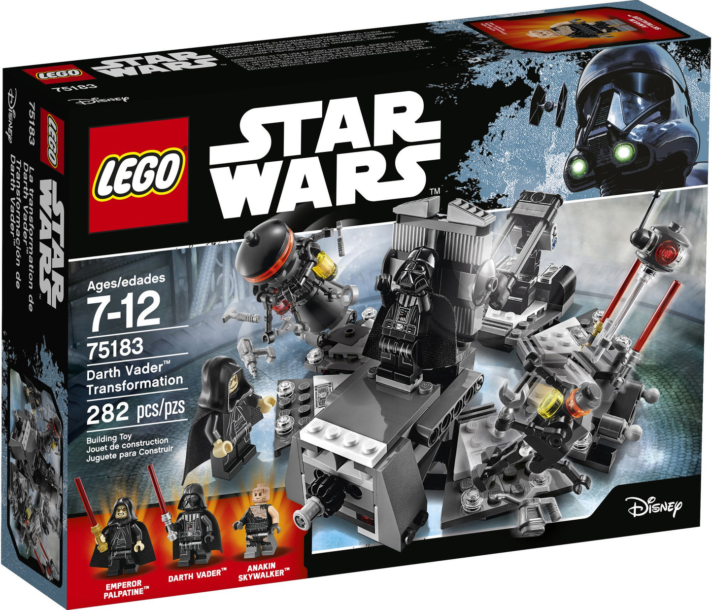 75183 Star Wars Darth Vader Transformation