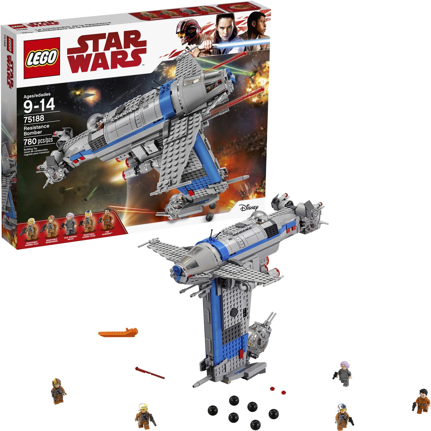 Lego Star Wars Resistance Bomber 75188