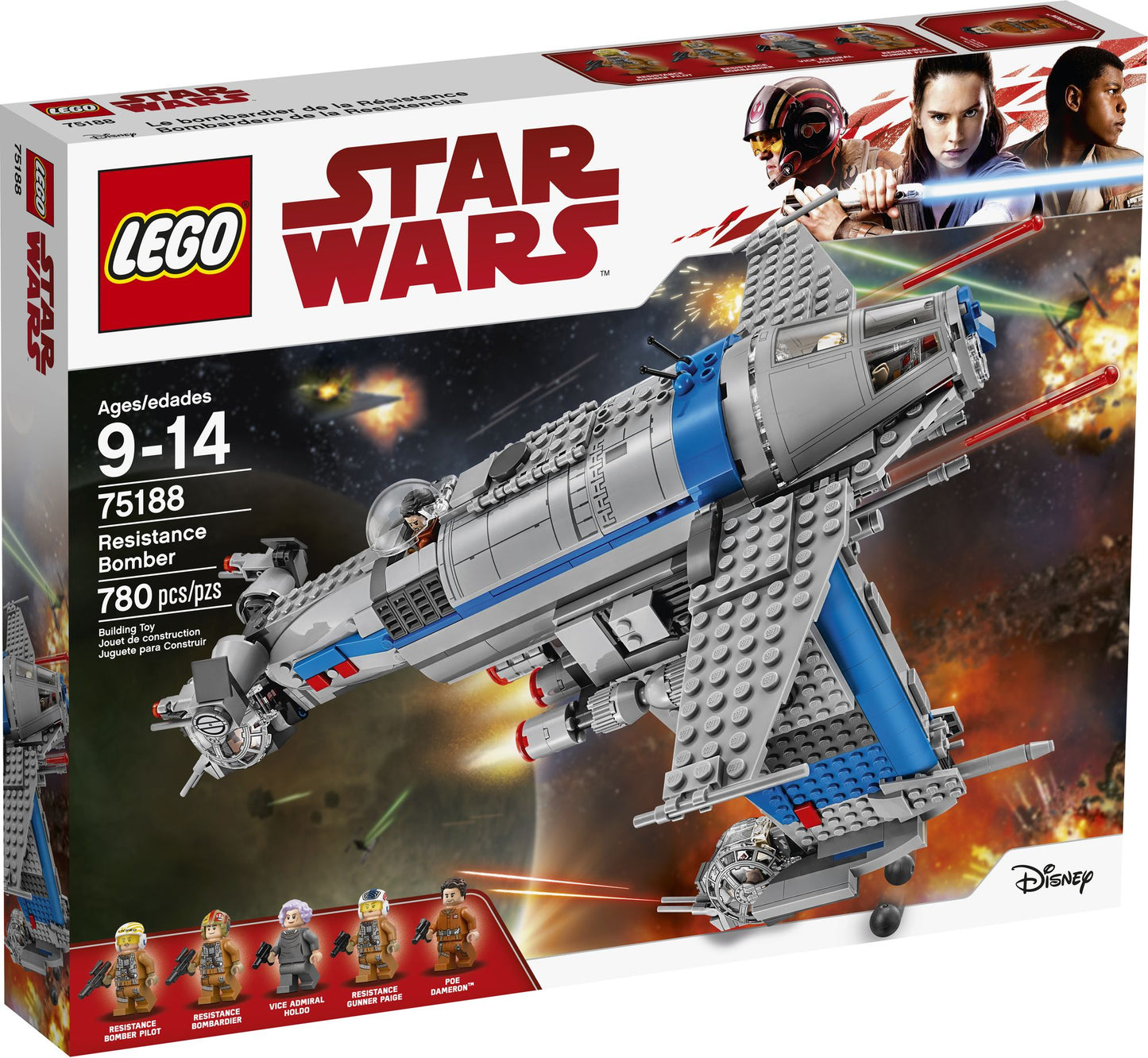 Lego Star Wars Resistance Bomber 75188