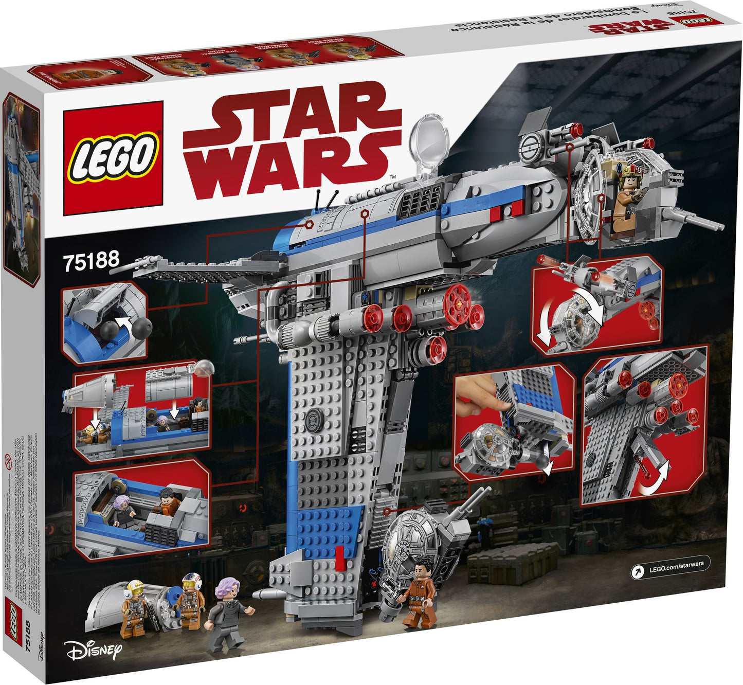 Lego Star Wars Resistance Bomber 75188