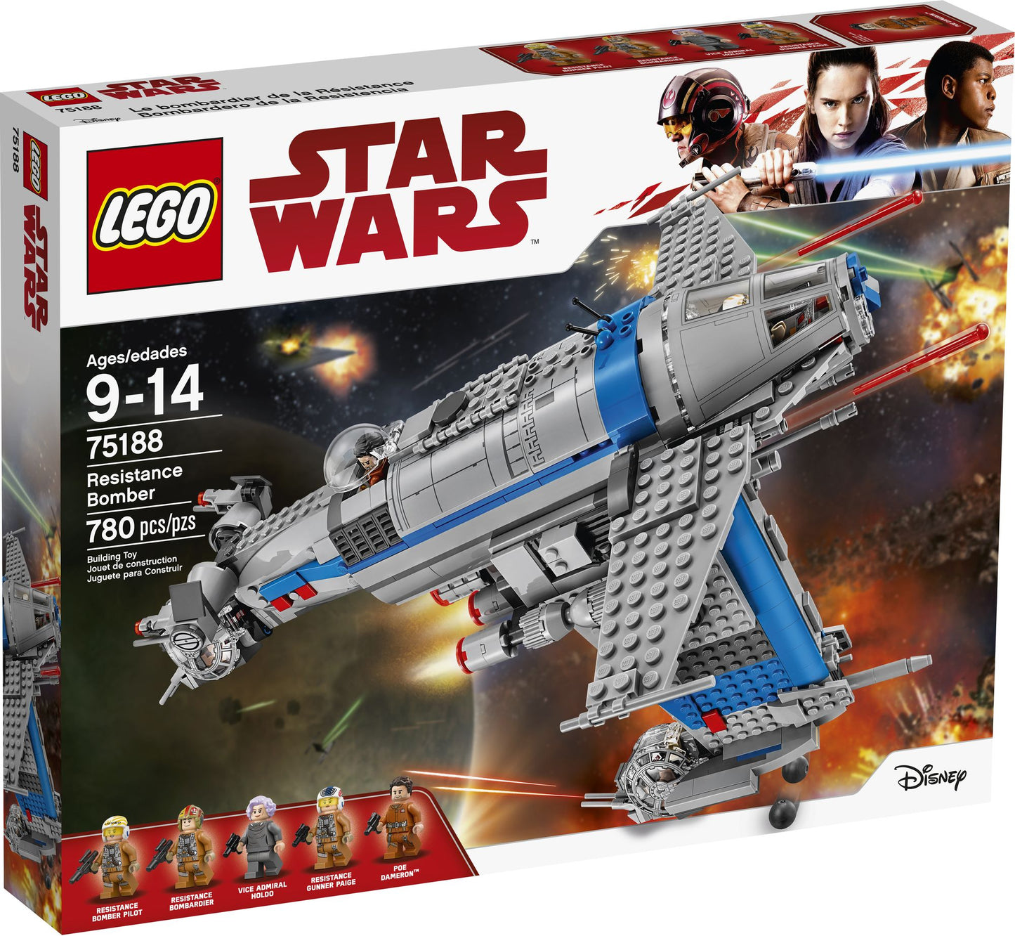 Lego Star Wars Resistance Bomber 75188