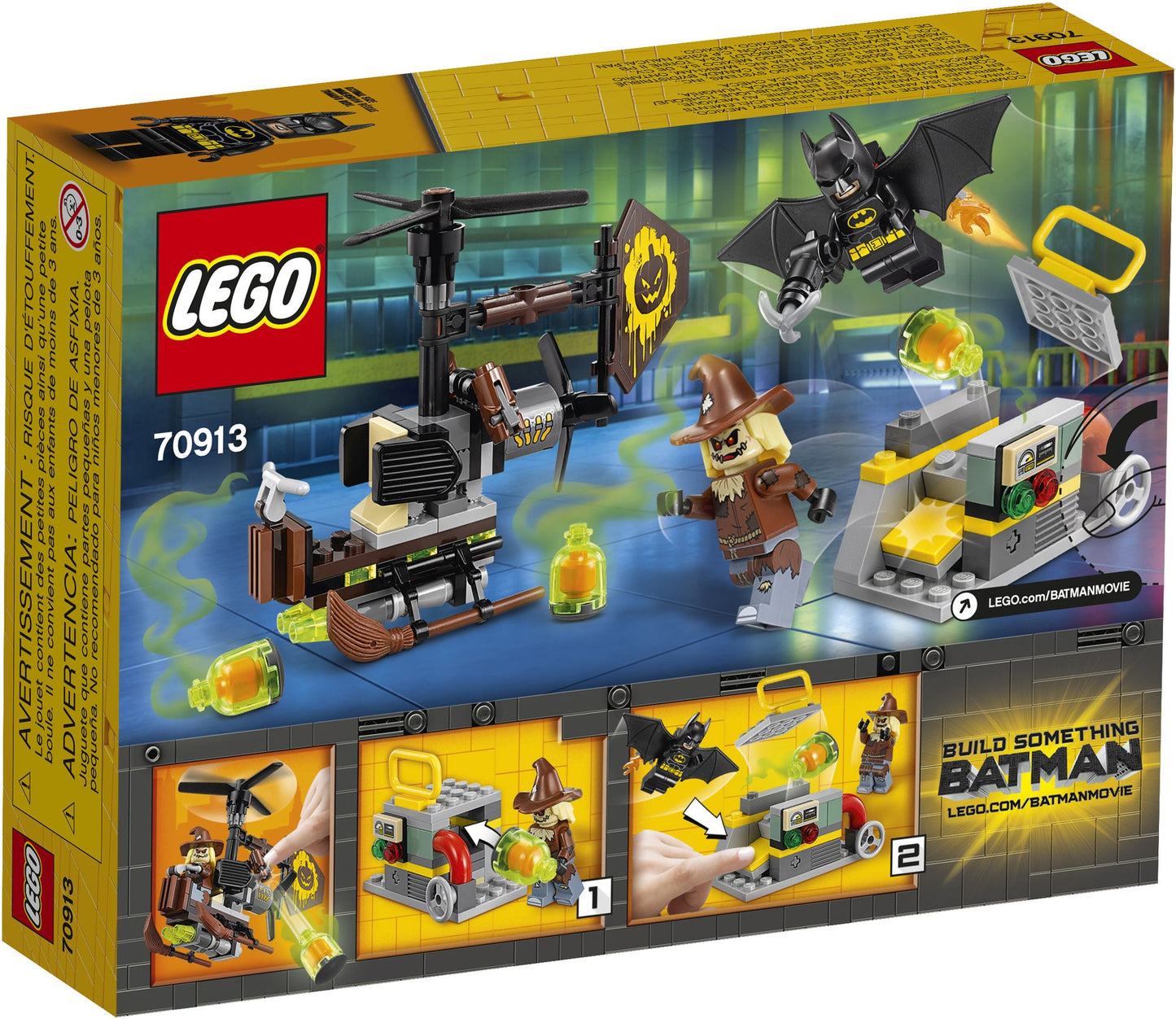 70913 Batman Movie Scarecrow Fearful Face-off