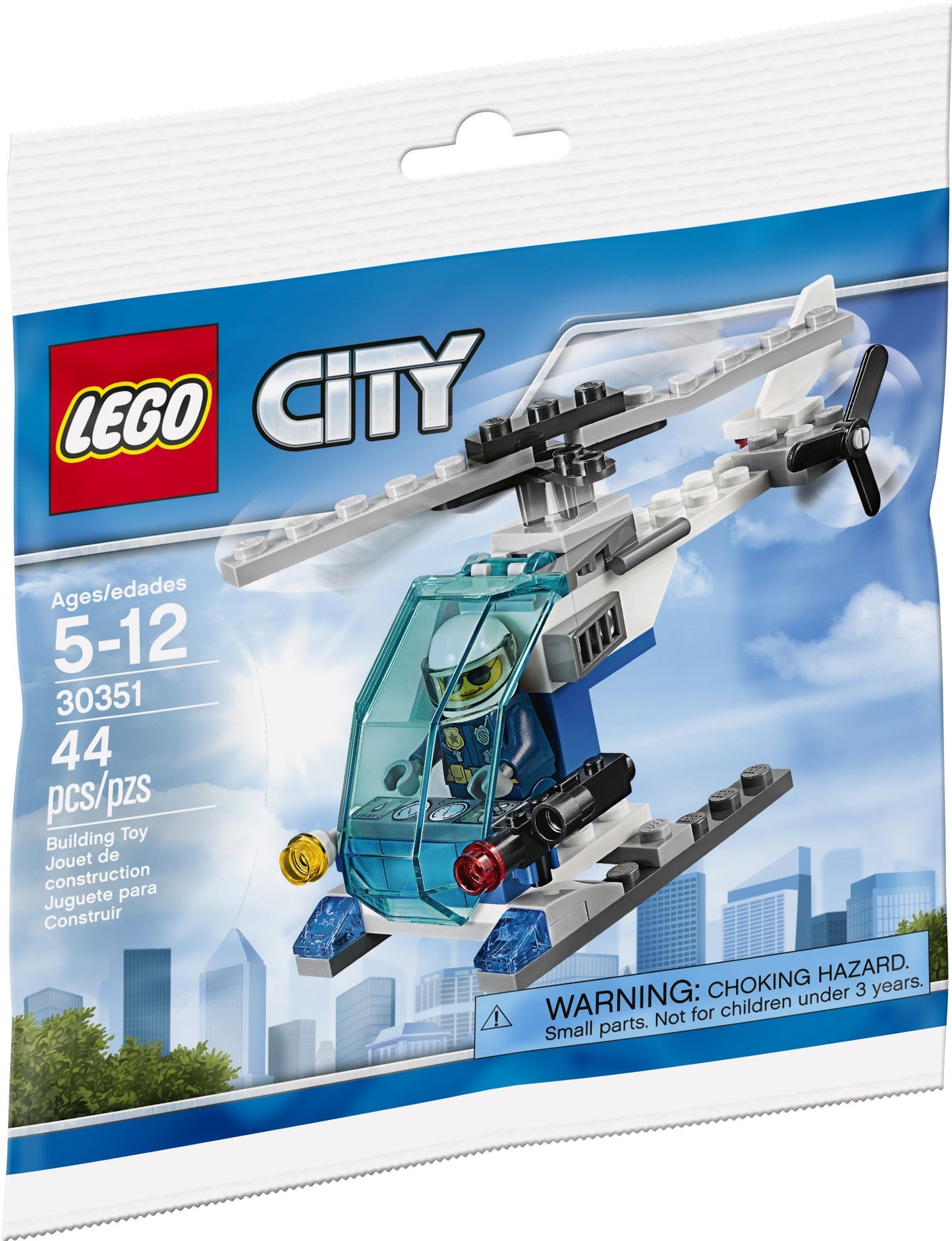 30351 LEGO Brick Based Police Helicopter