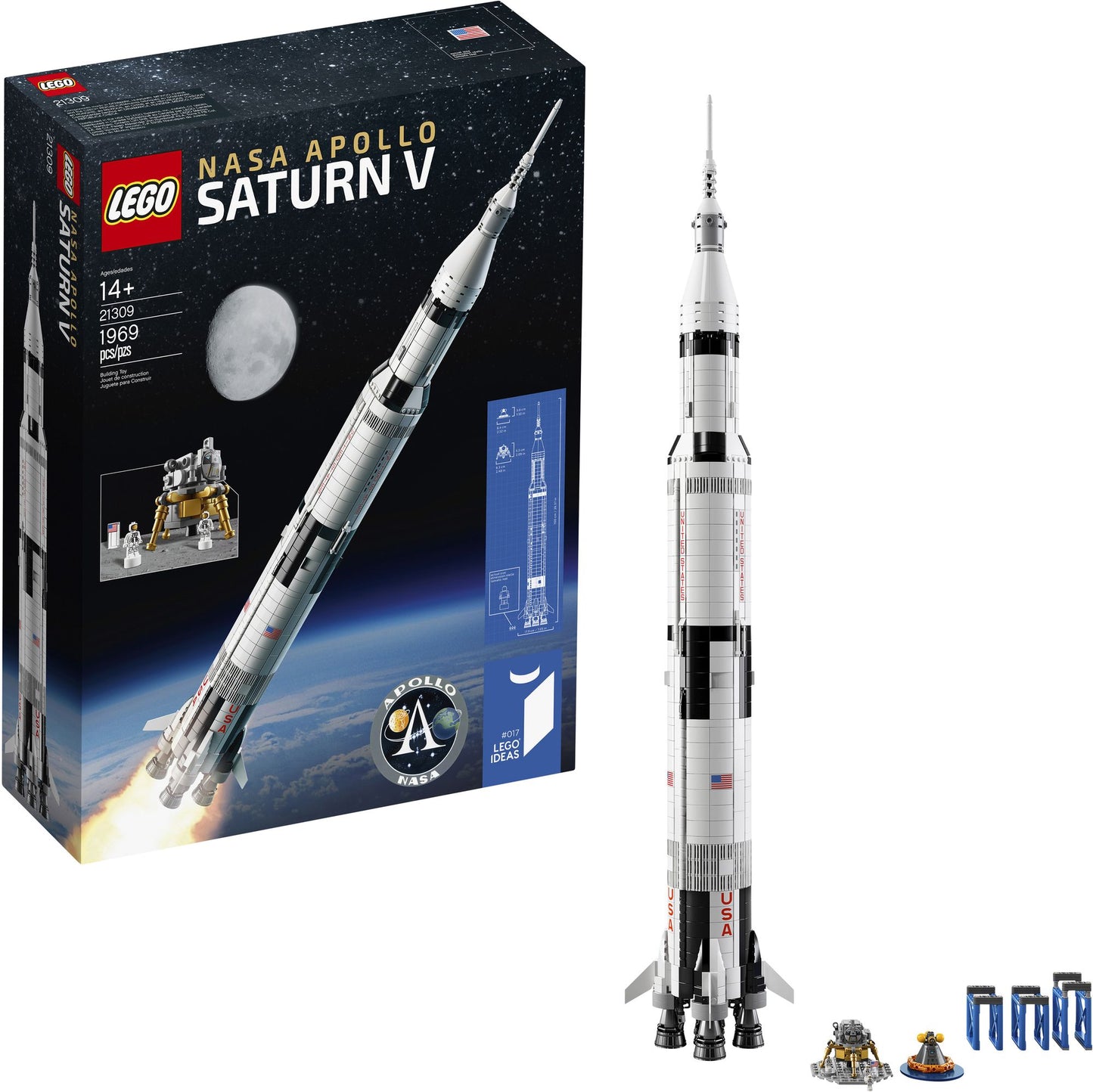21309 LEGO Ideas NASA Apollo Saturn V