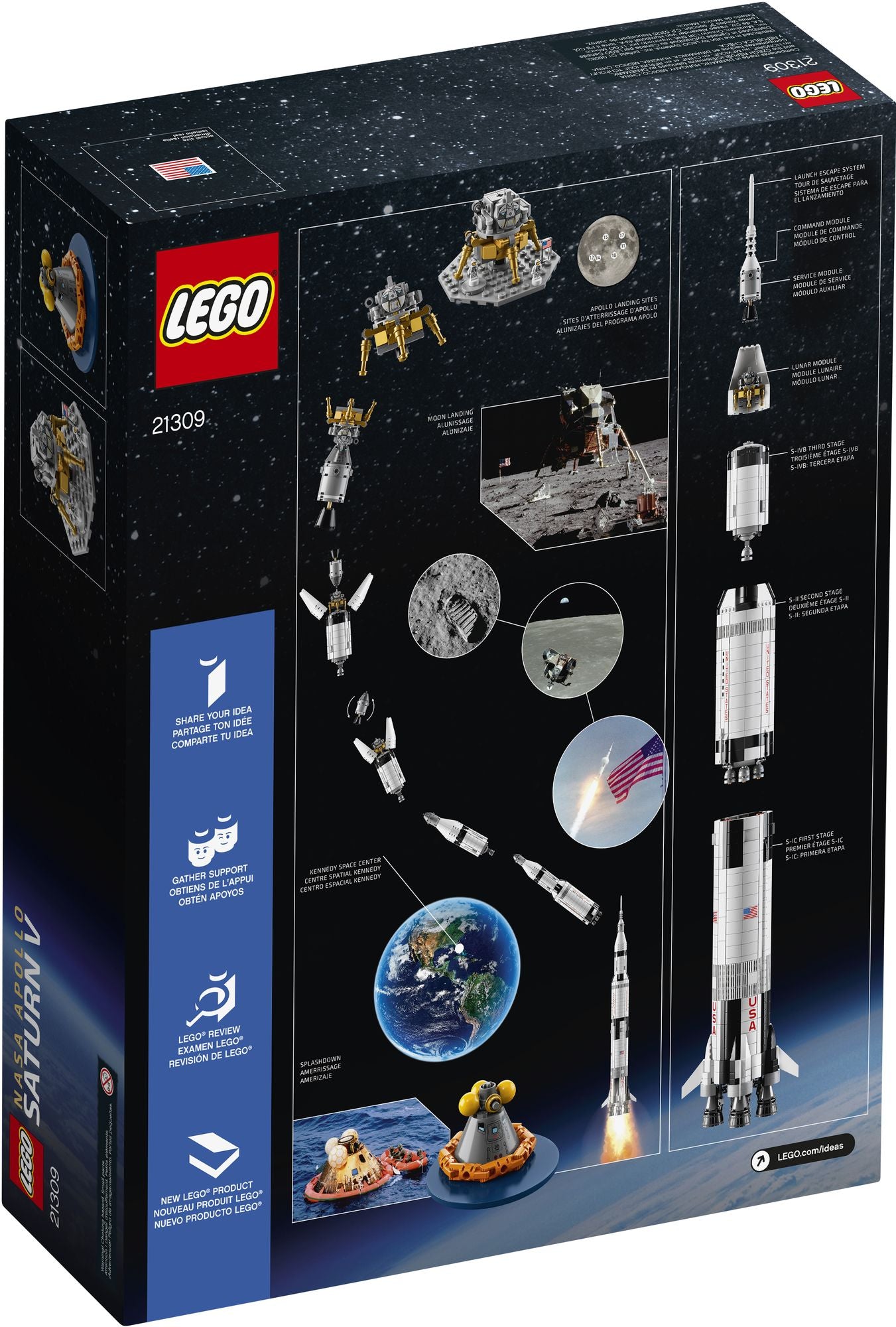 21309 LEGO Ideas NASA Apollo Saturn V