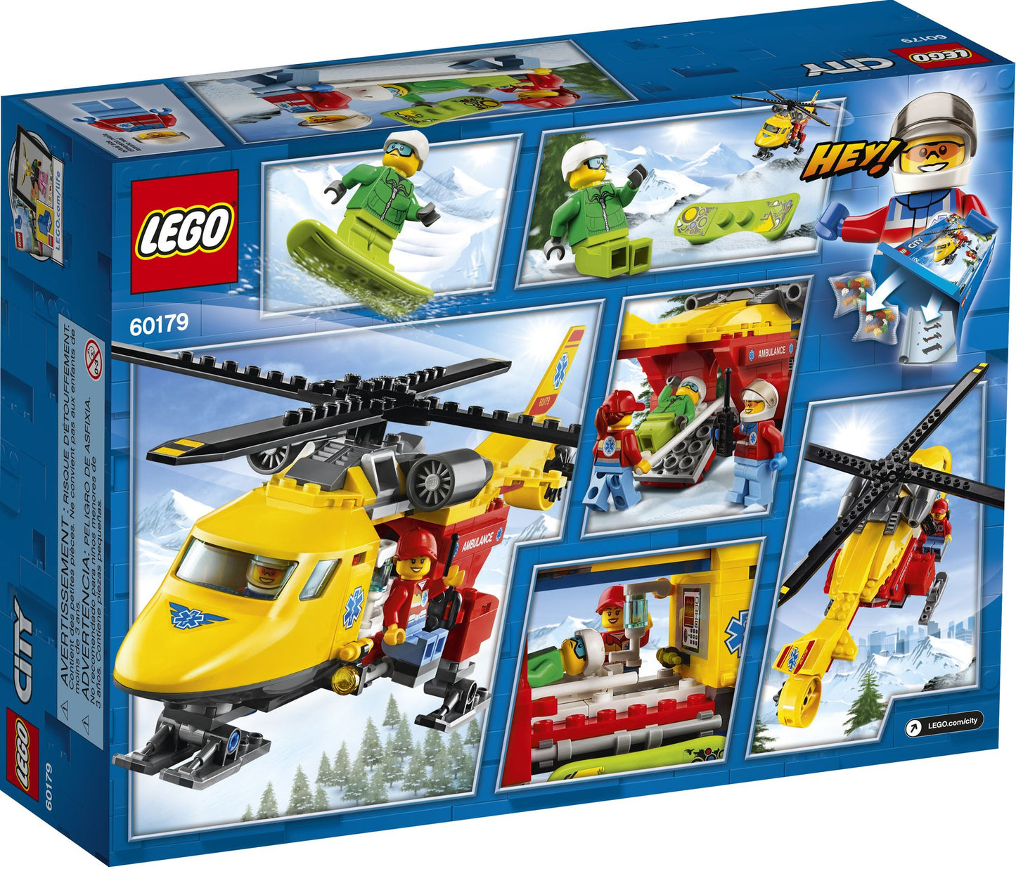 LEGO® City Great Vehicles Ambulance Helicopter 60179
