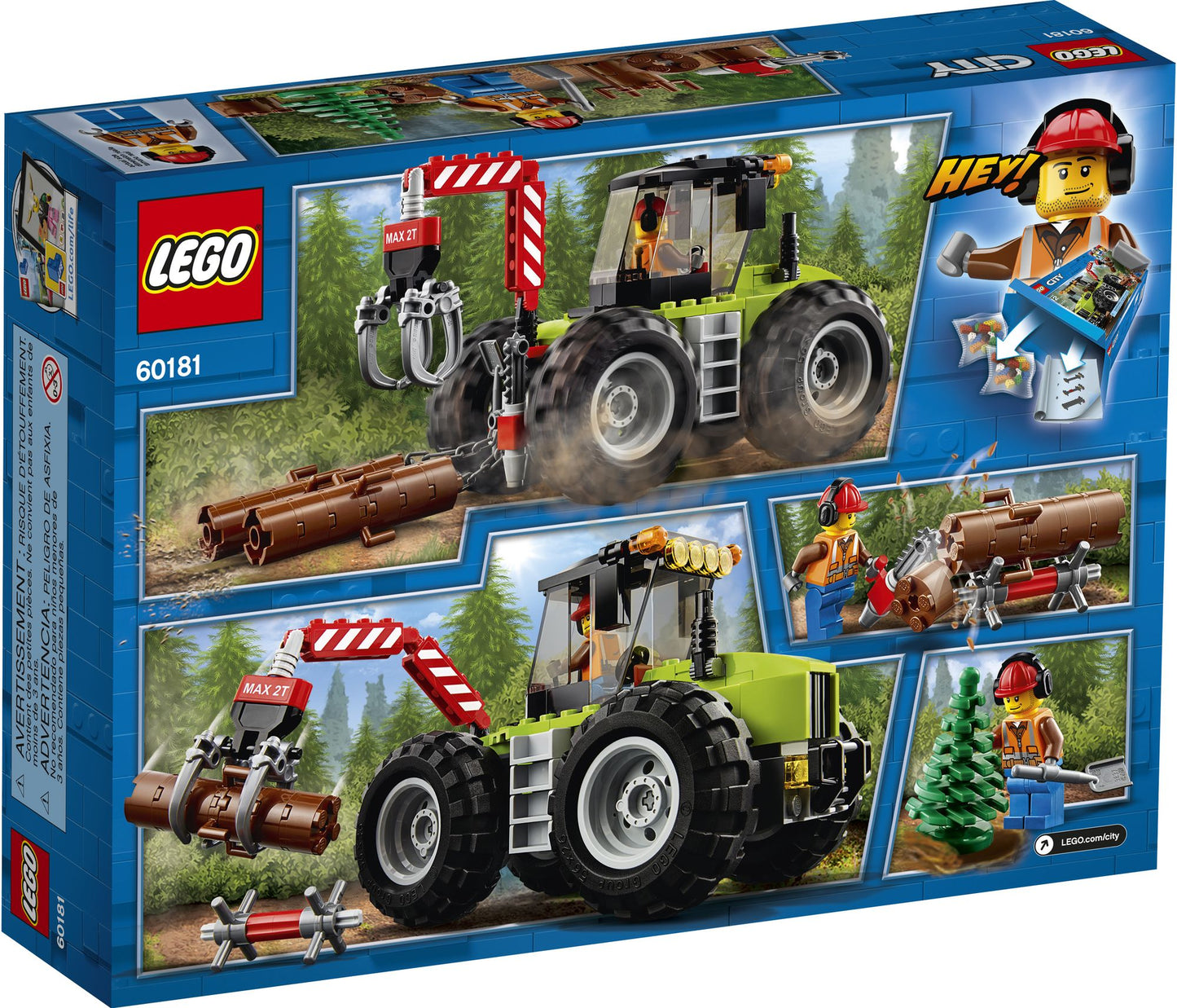 LEGO® City Great Vehicles Forest Tractor 60181