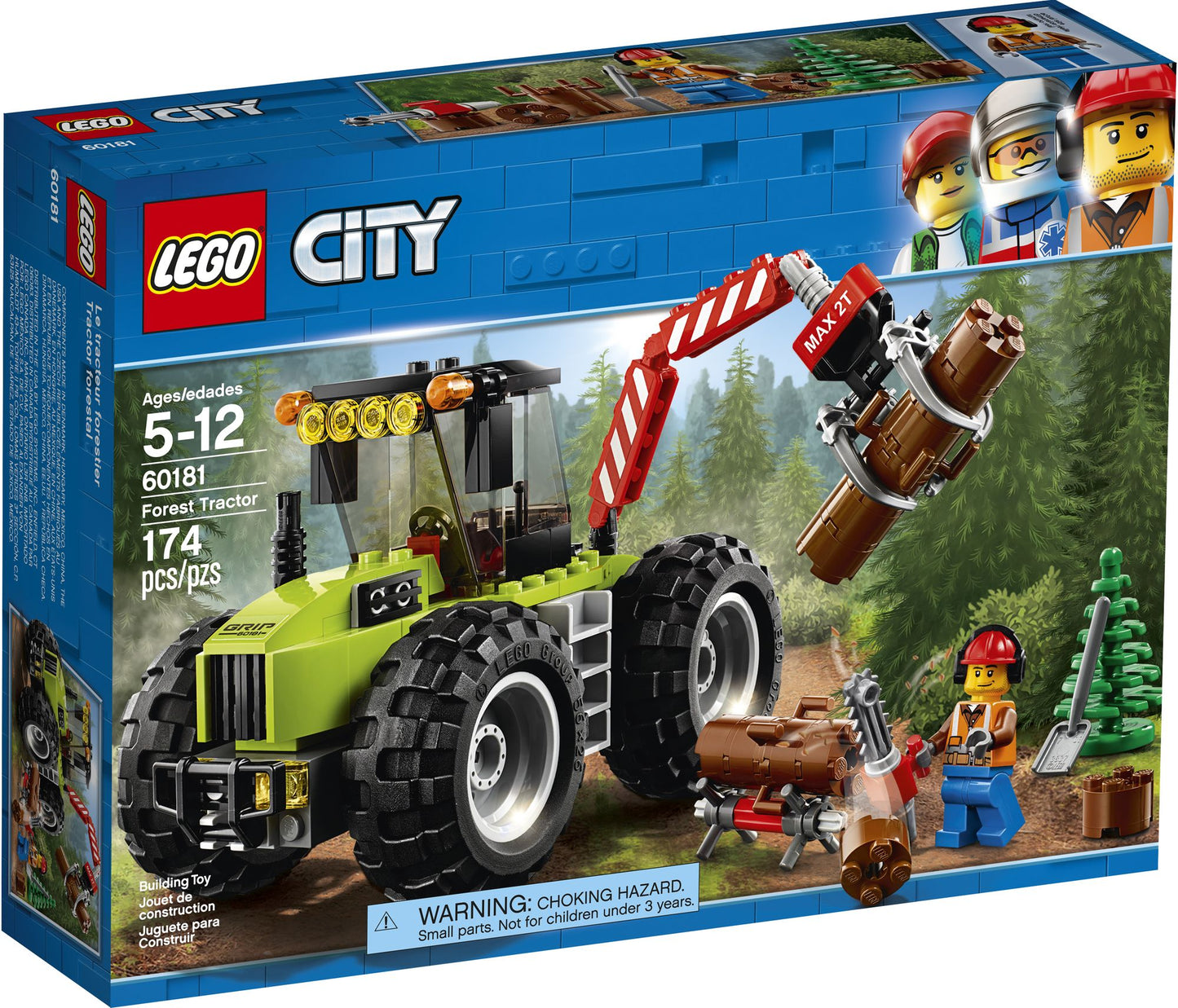 LEGO® City Great Vehicles Forest Tractor 60181
