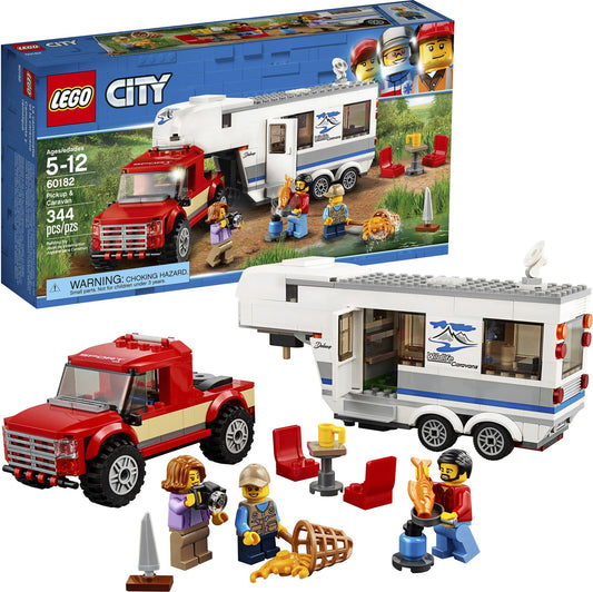 LEGO® City Great Vehicles Pickup & Caravan 60182