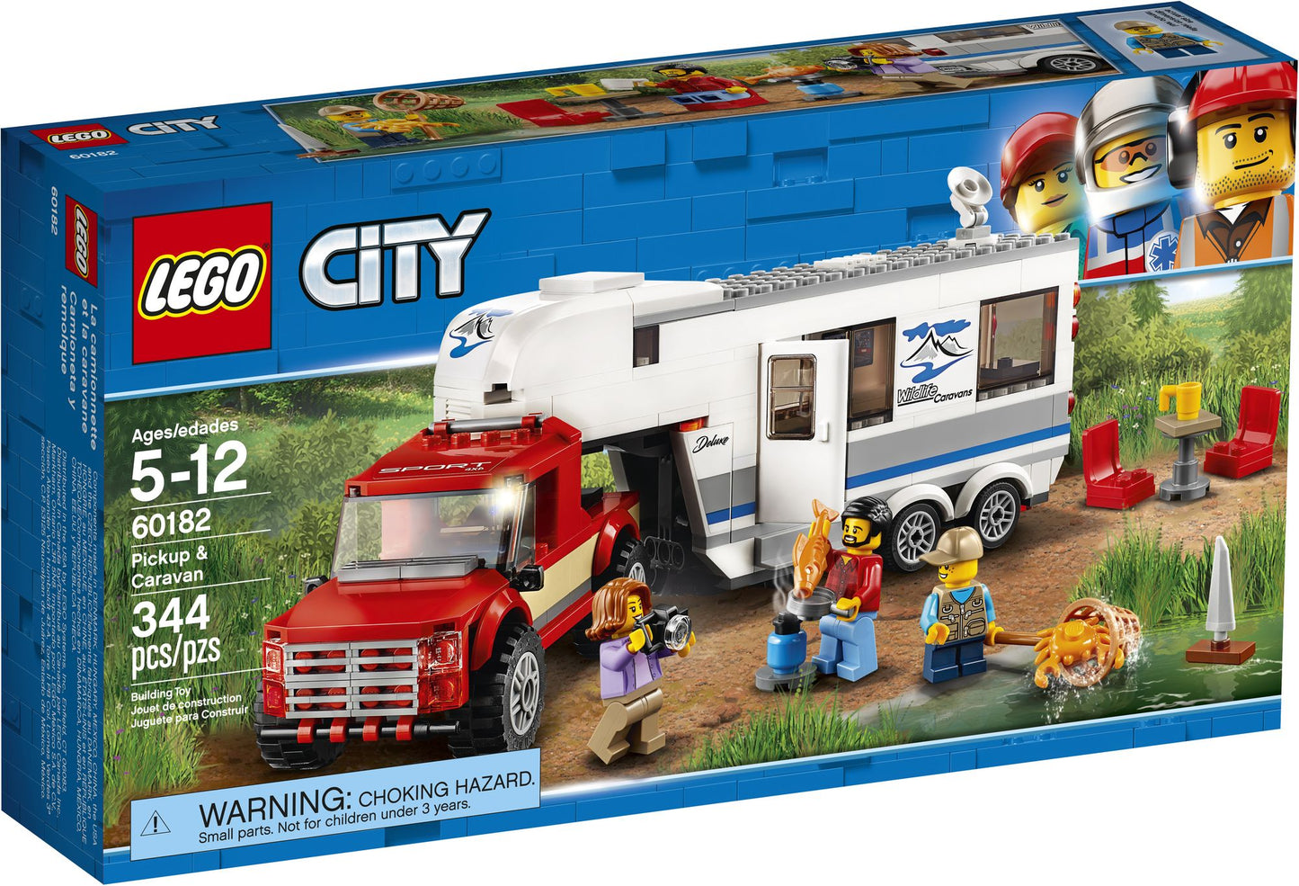 LEGO® City Great Vehicles Pickup & Caravan 60182