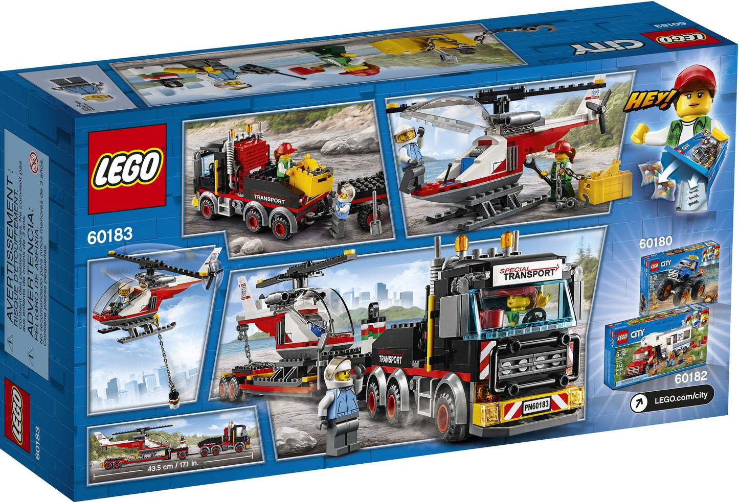 LEGO® City Great Vehicles Heavy Cargo Transport 60183