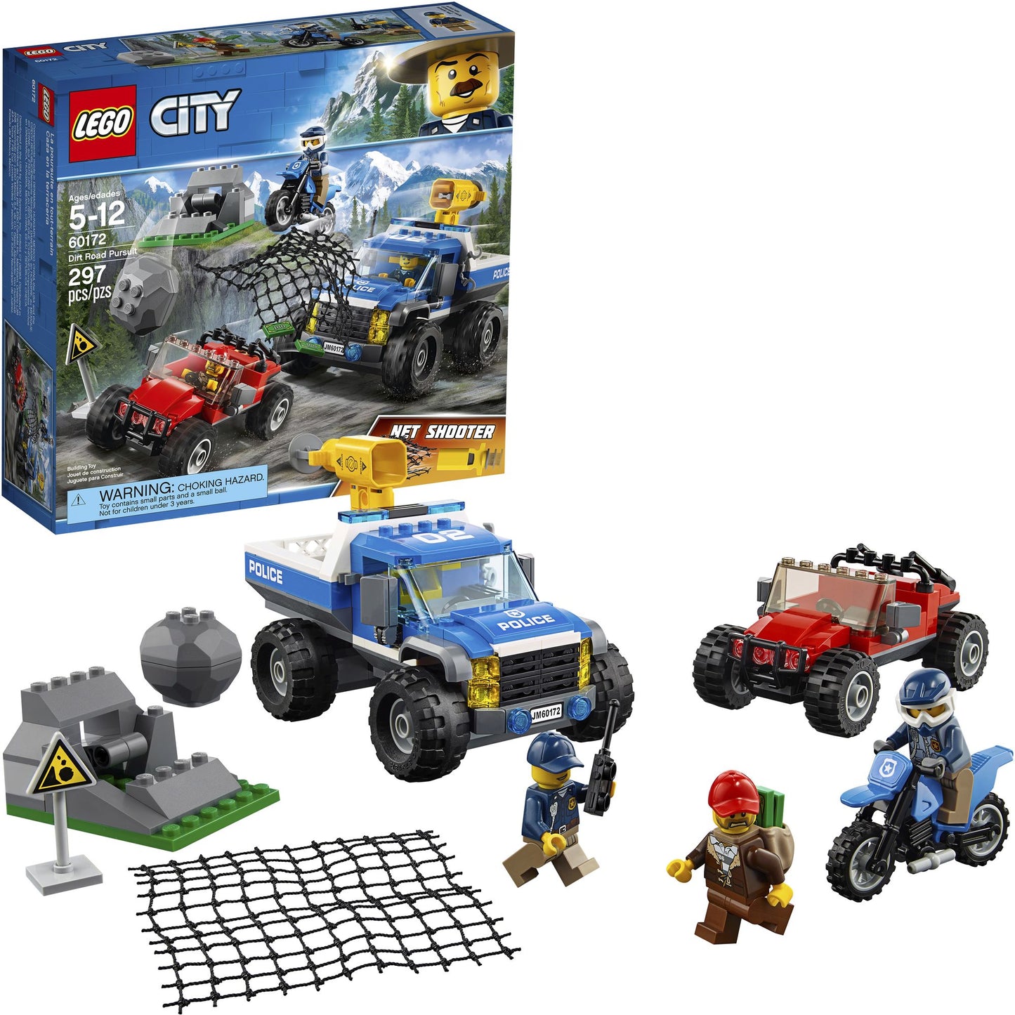 LEGO® City Police Dirt Road Pursuit 60172