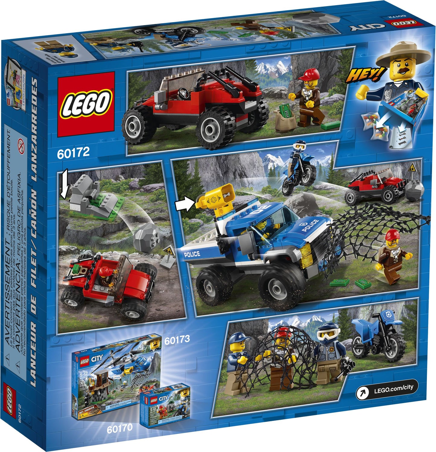 LEGO® City Police Dirt Road Pursuit 60172