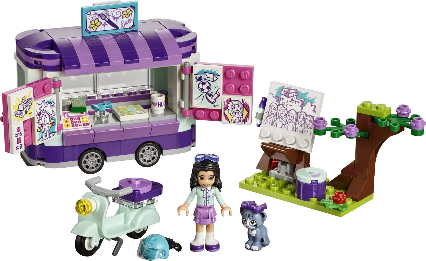 LEGO® Friends Emma's Art Stand 41332