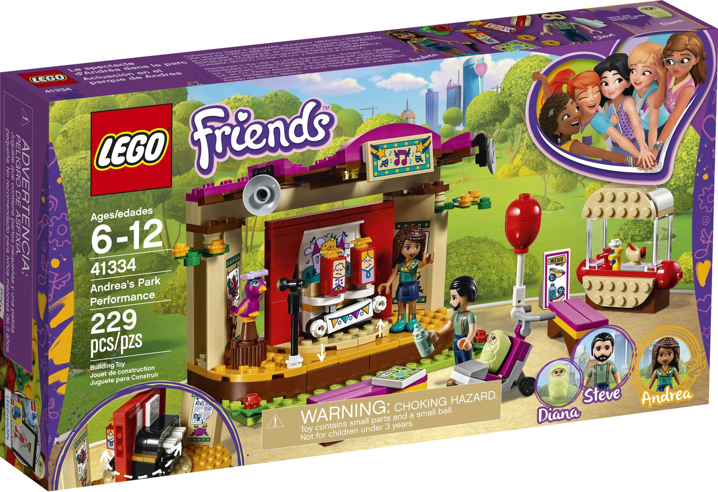 LEGO® Friends Andrea's Park Performance 41334