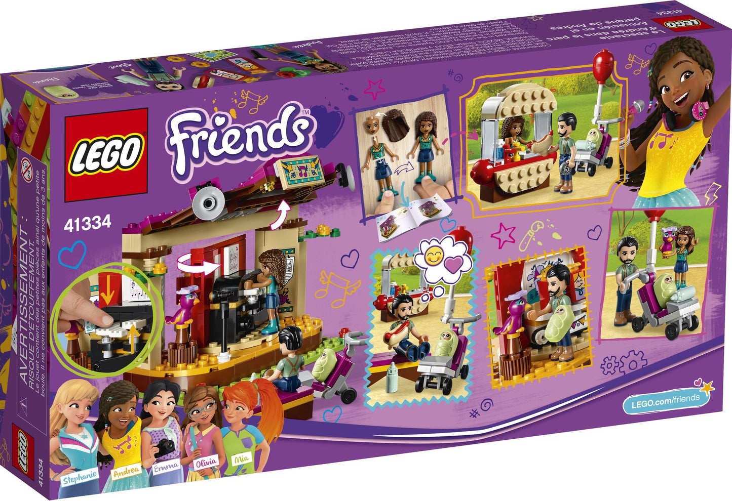 LEGO® Friends Andrea's Park Performance 41334