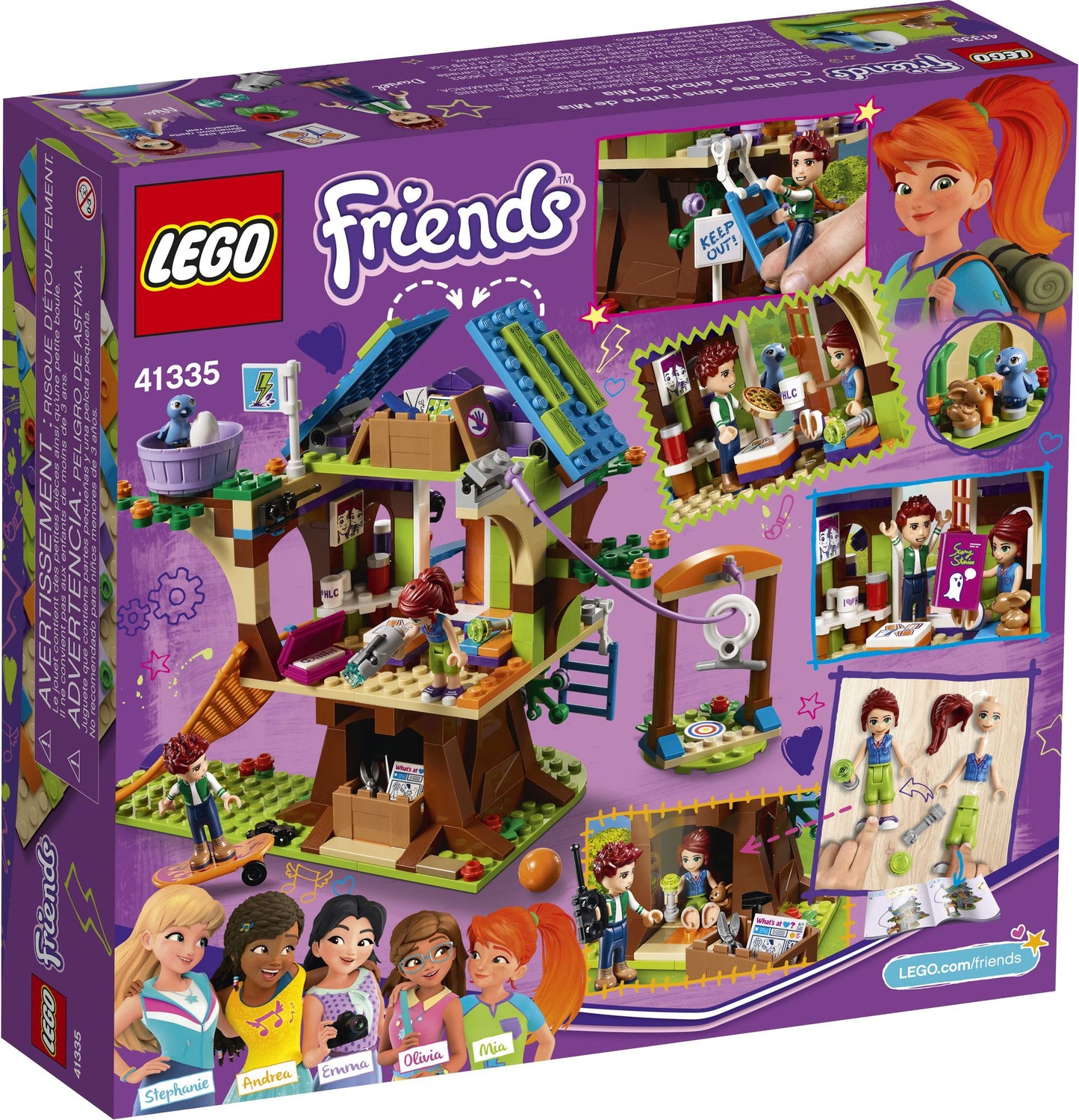 LEGO® Friends Mia's Tree House 41335