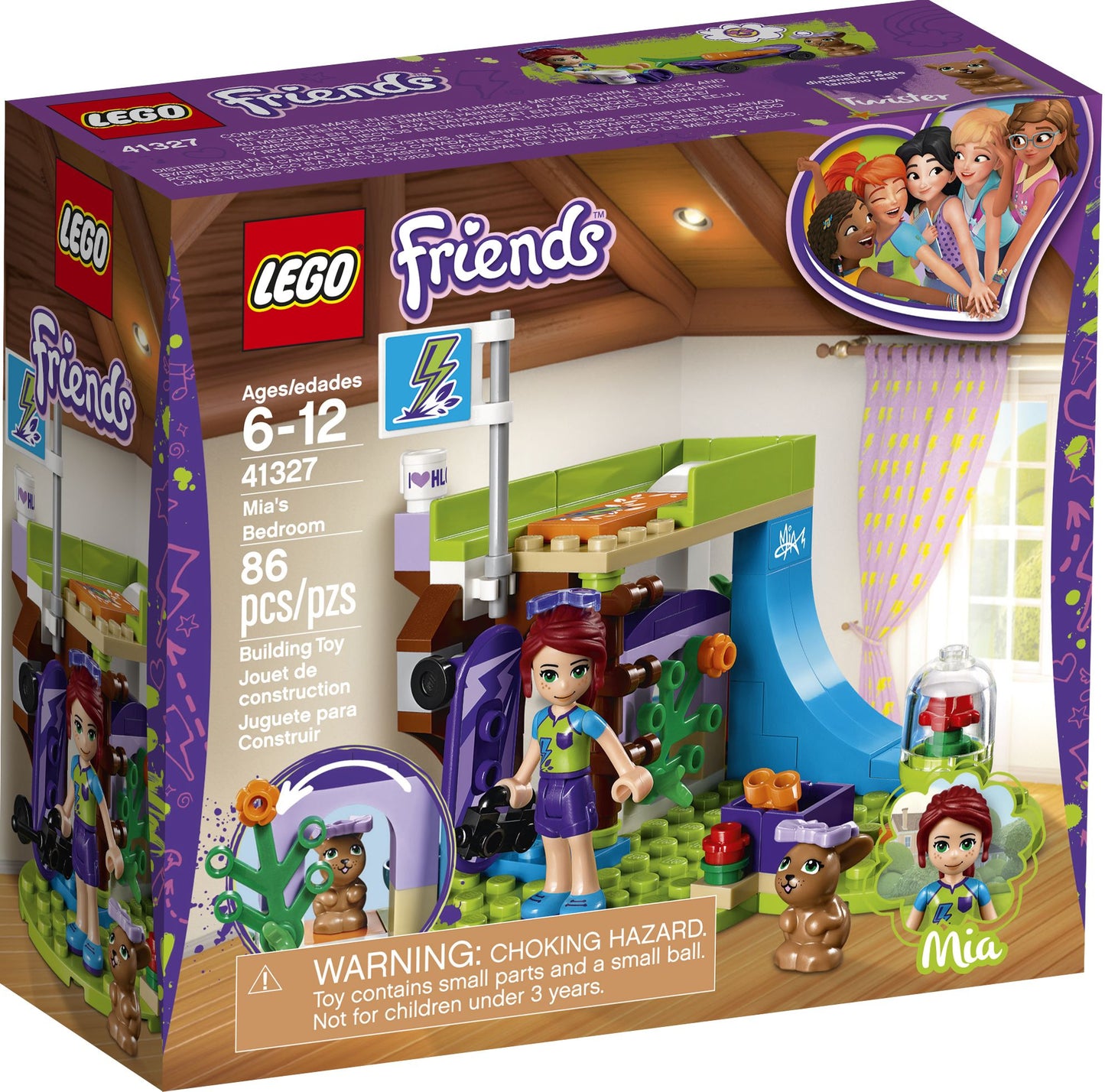 LEGO® Friends Mia's Bedroom 41327